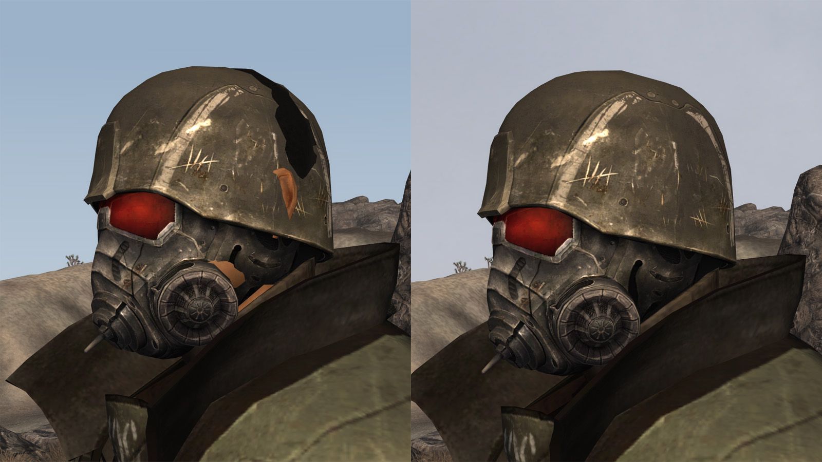 Ranger Combat Helmets Clipping Fix mod for Fallout: New Vegas