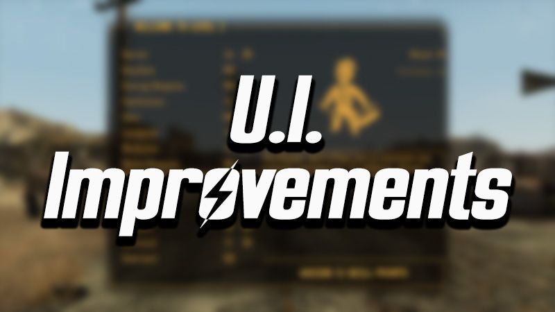 UI Improvements mod for Fallout: New Vegas