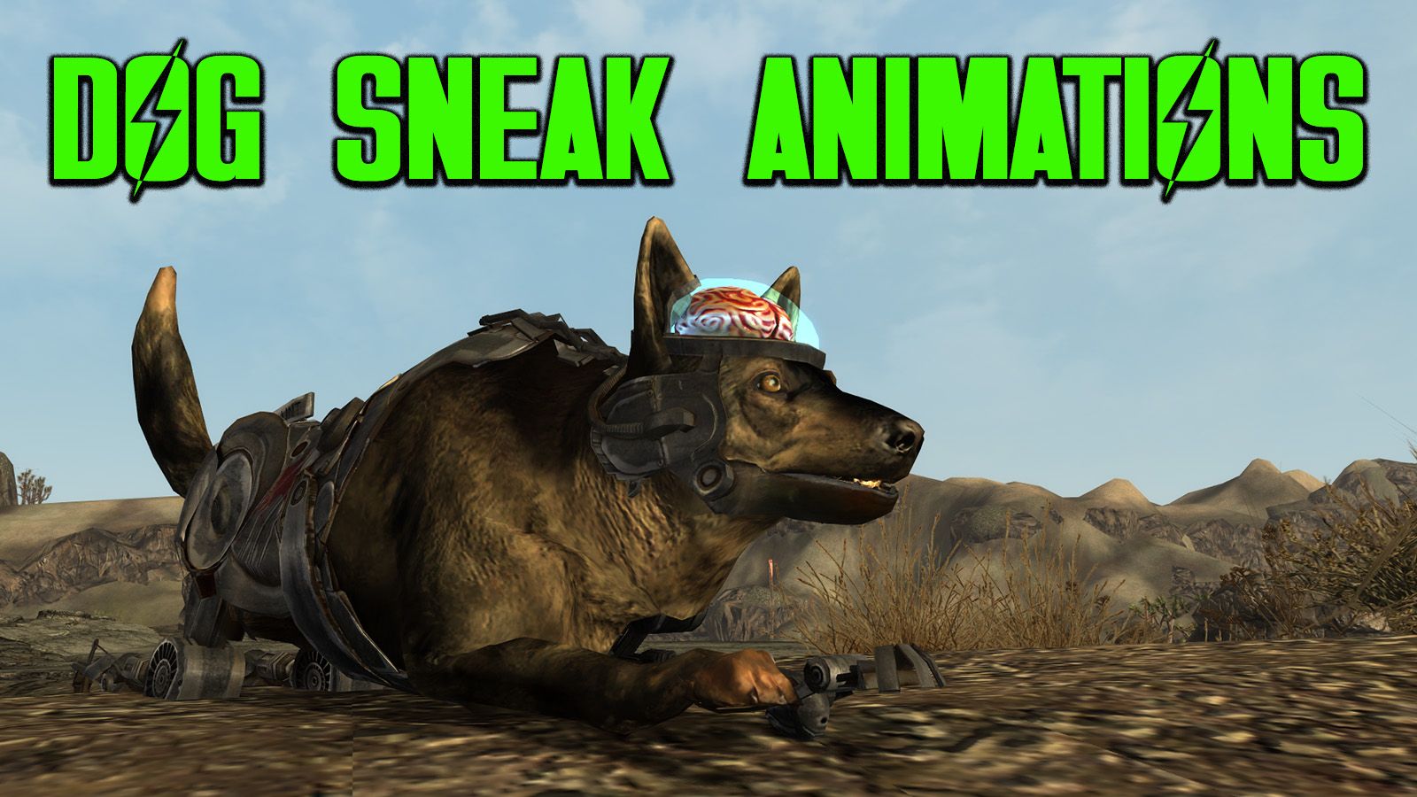 Dog Sneak Animations mod for Fallout: New Vegas