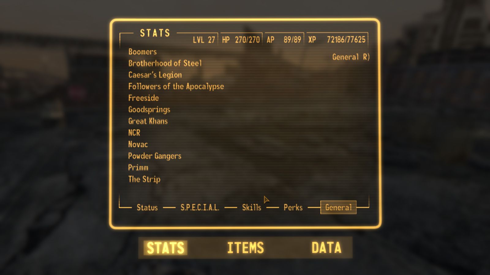 Pipboy Holo Panel ESPless mod for Fallout: New Vegas