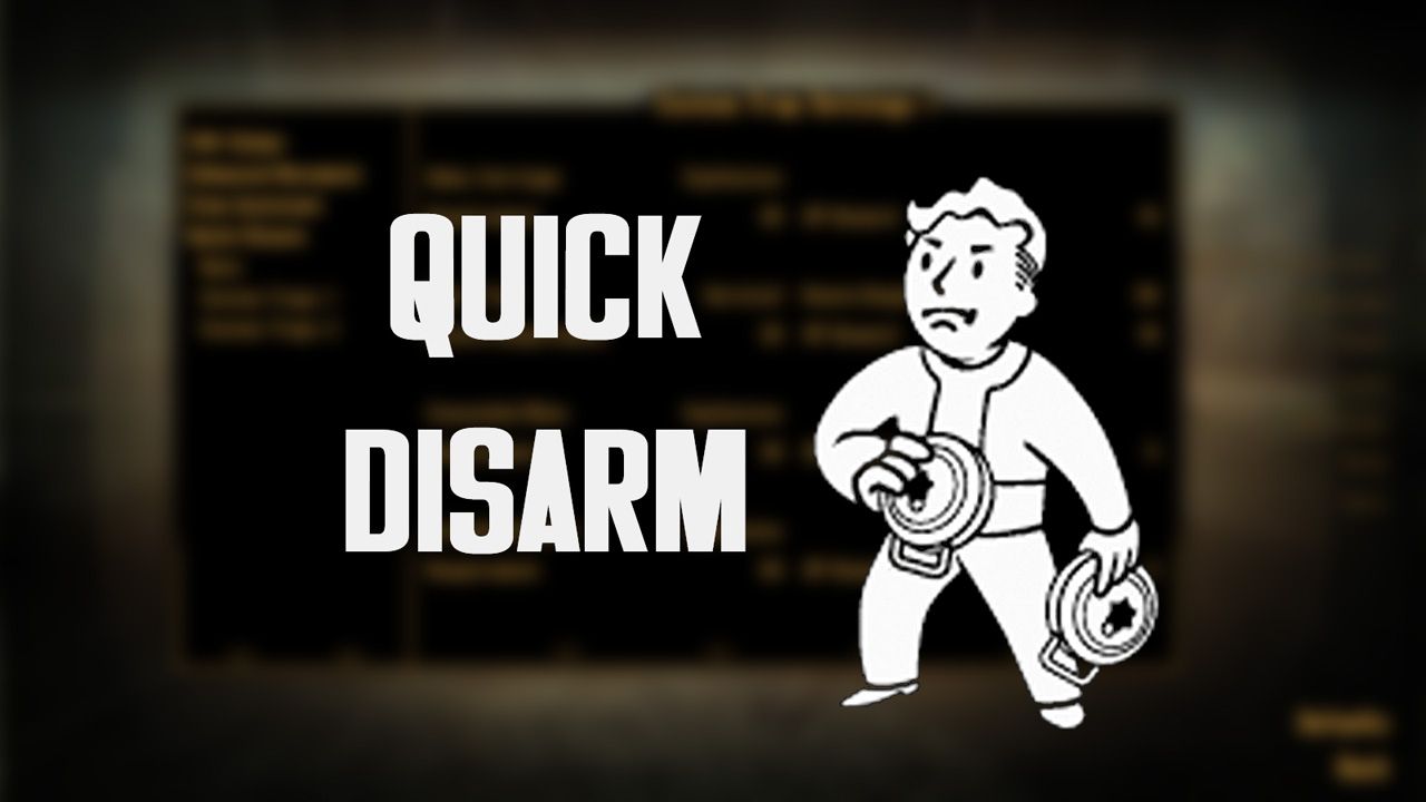 Quick Disarm - Customizable Traps mod for Fallout: New Vegas
