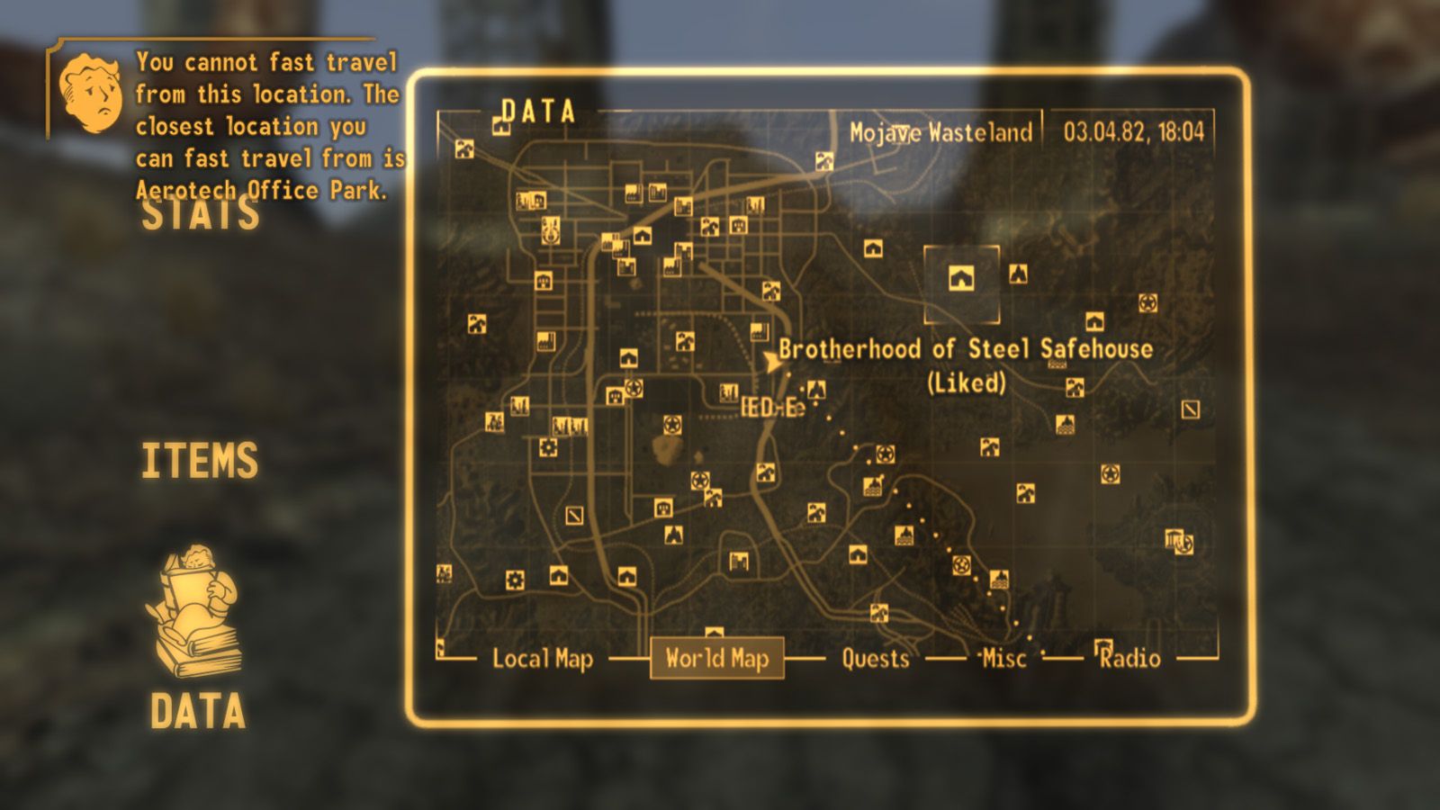 Fast Travel Overhaul - ESPless mod for Fallout: New Vegas
