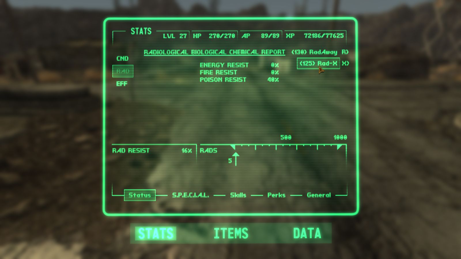 Pipboy Holo Panel ESPless mod for Fallout: New Vegas