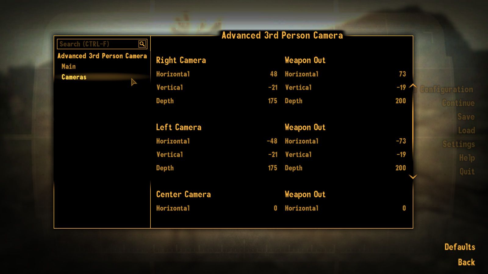 Advanced 3rd Person Camera ESPless mod for Fallout: New Vegas