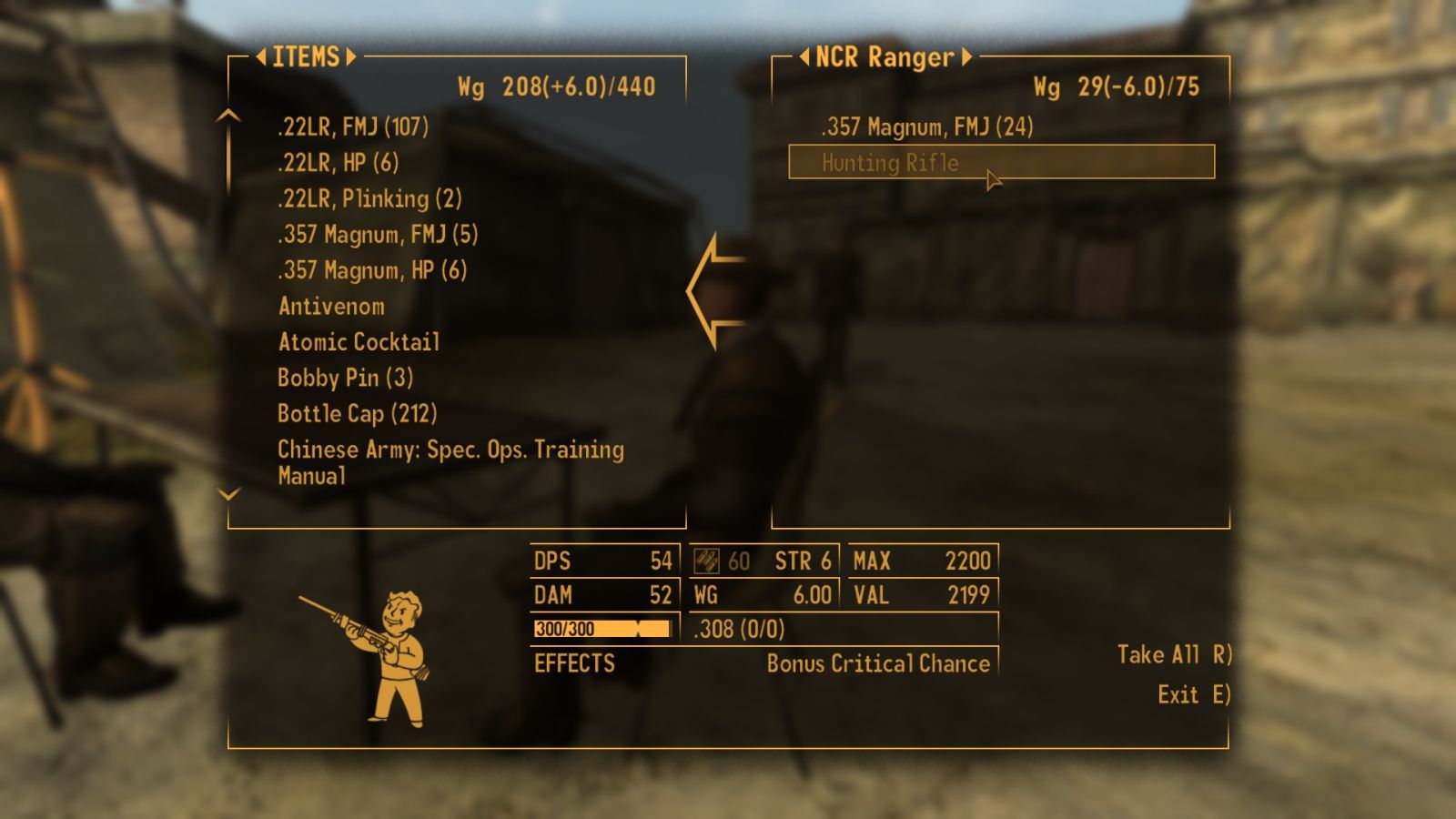 Skill Based Pickpocketing - ESPless mod for Fallout: New Vegas