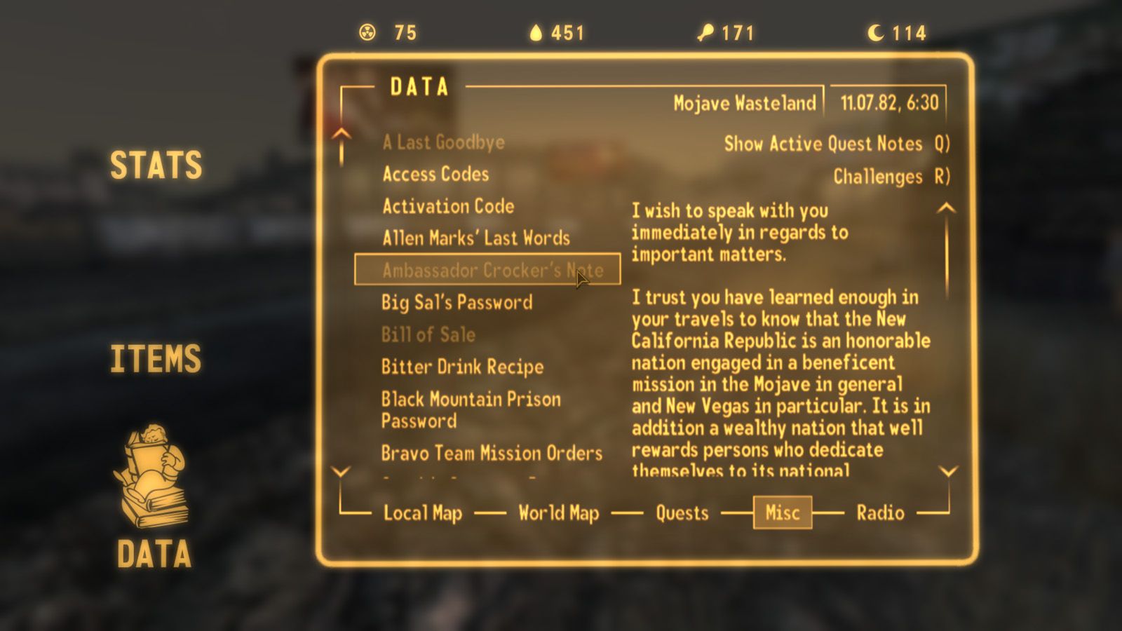 Pipboy Holo Panel ESPless mod for Fallout: New Vegas