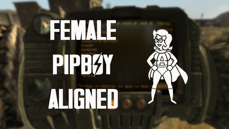 Female Pipboy Aligned For YUP mod for Fallout: New Vegas