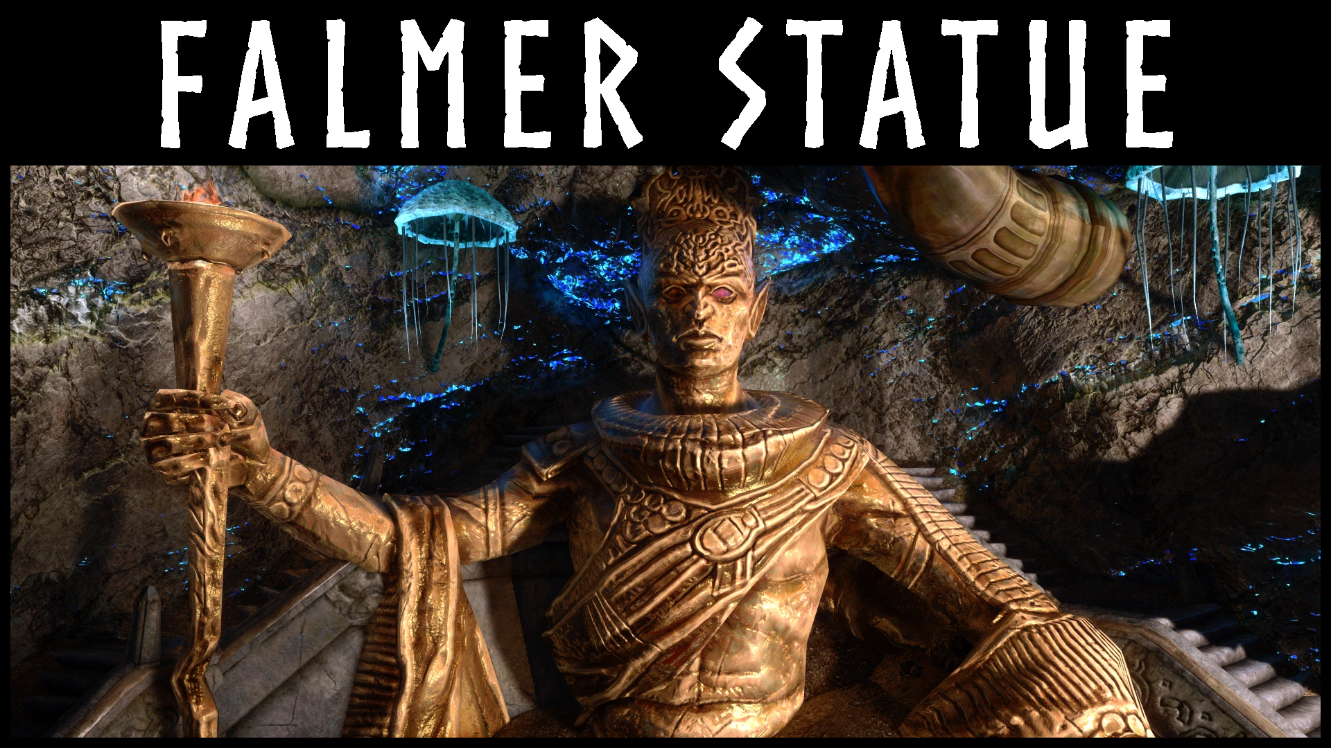 Kanjs - Falmer Statue mod for The Elder Scrolls V: Skyrim Special Edition