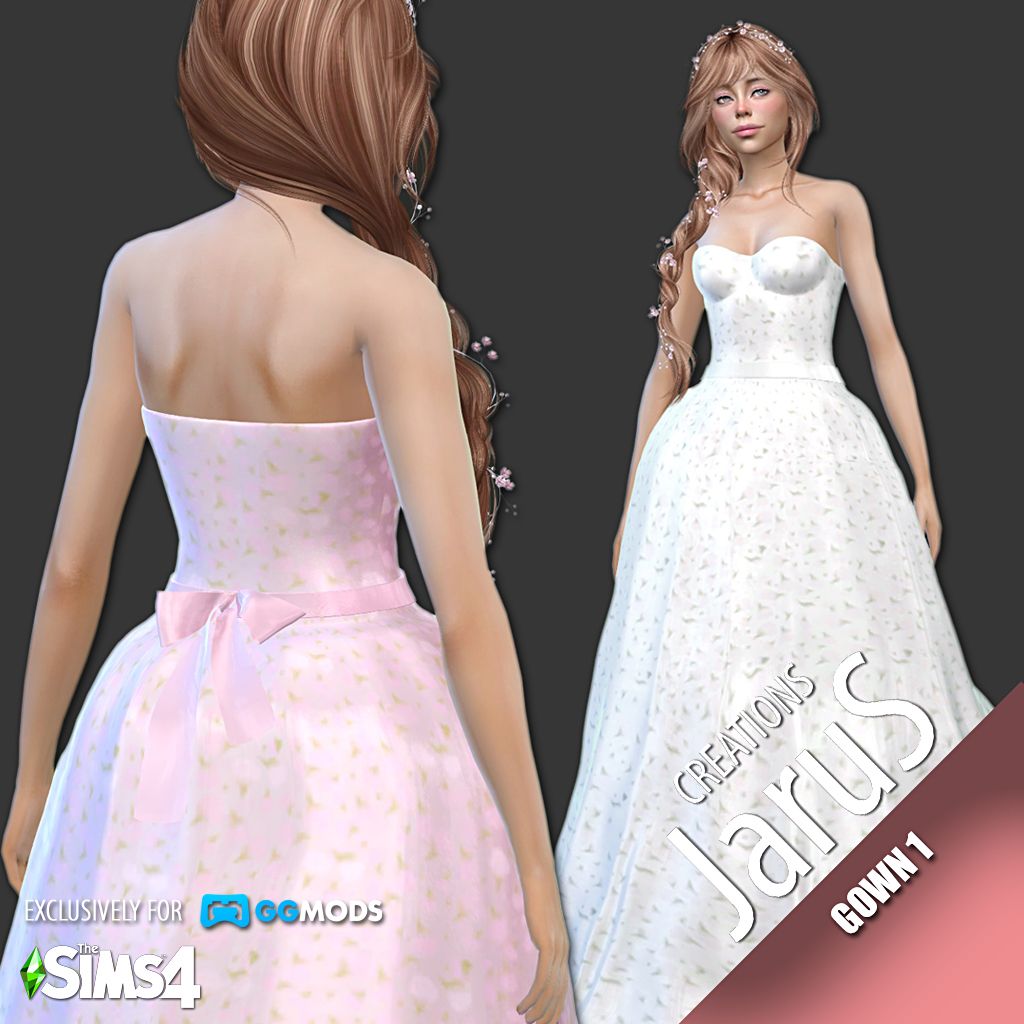 Gown 1 mod for The Sims 4 