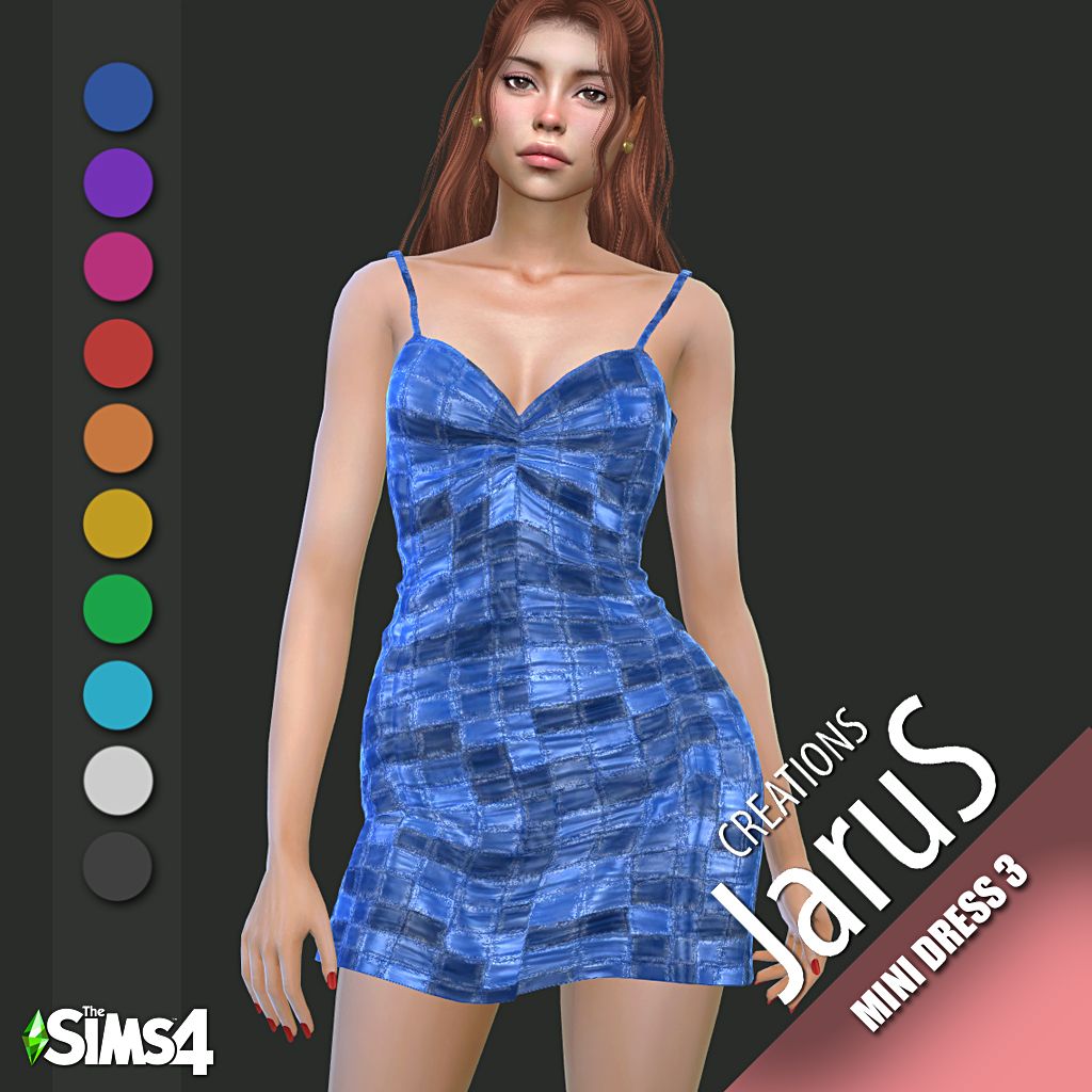 Mini Dress 3 mod for The Sims 4 
