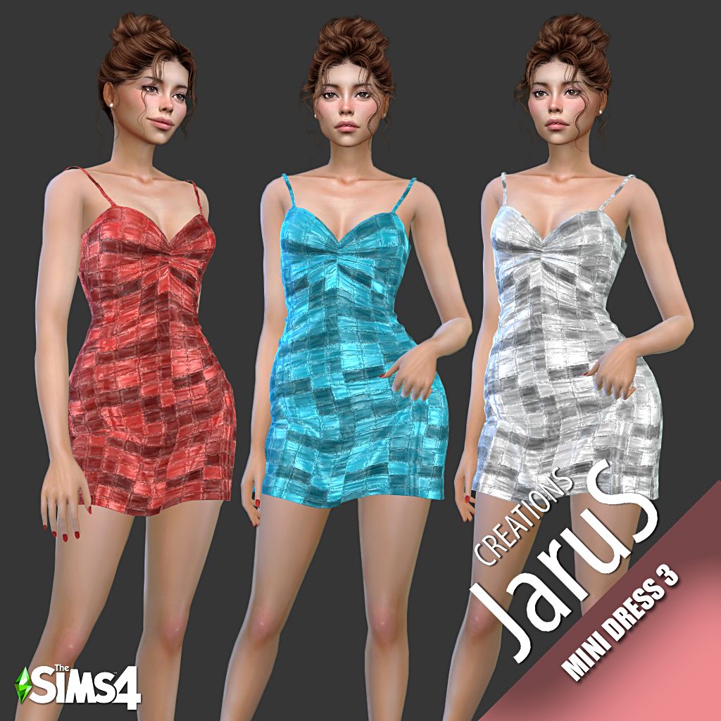 Mini Dress 3 mod for The Sims 4 