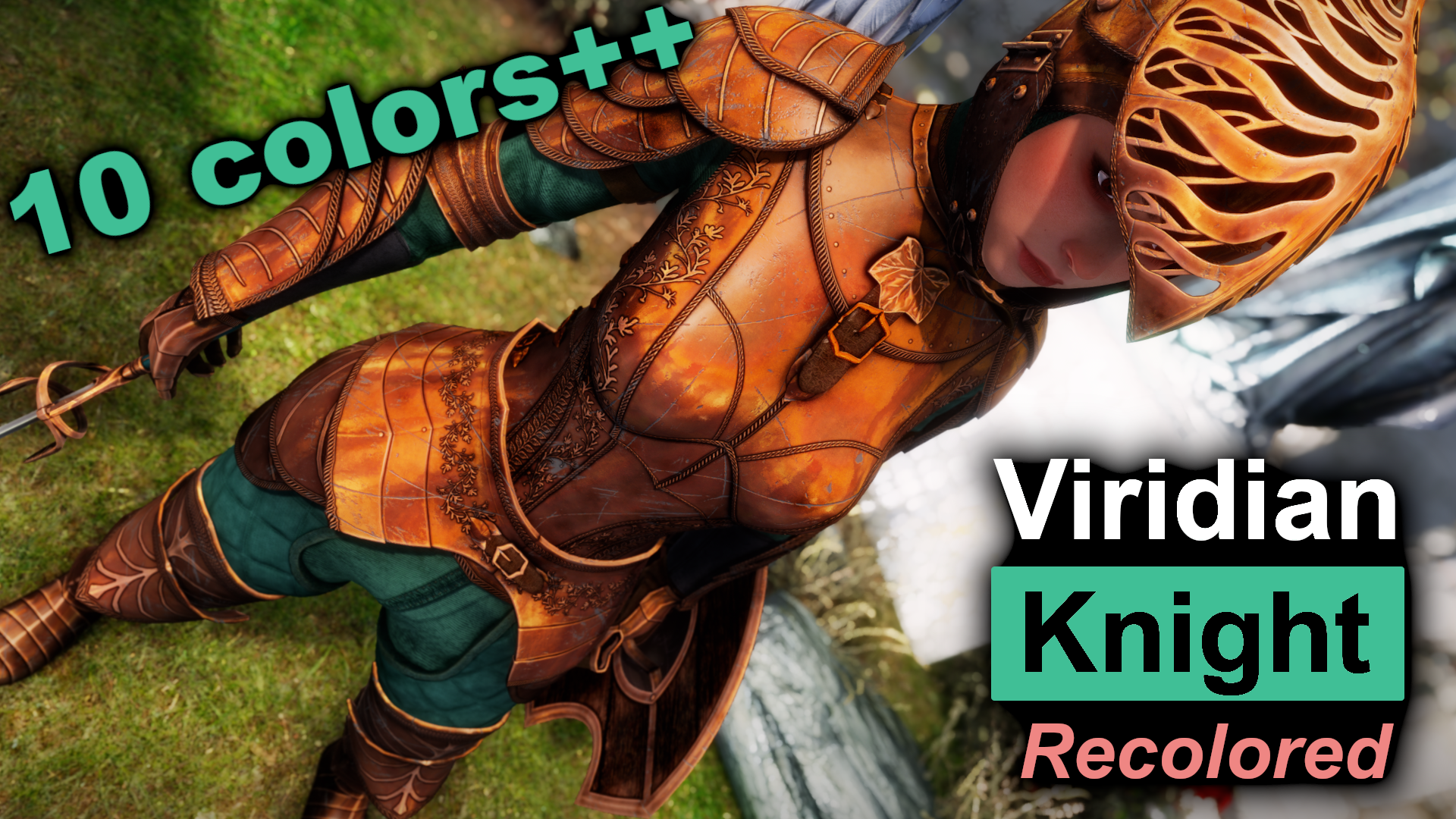 Viridian Knight - Recolored mod for The Elder Scrolls V: Skyrim Special Edition