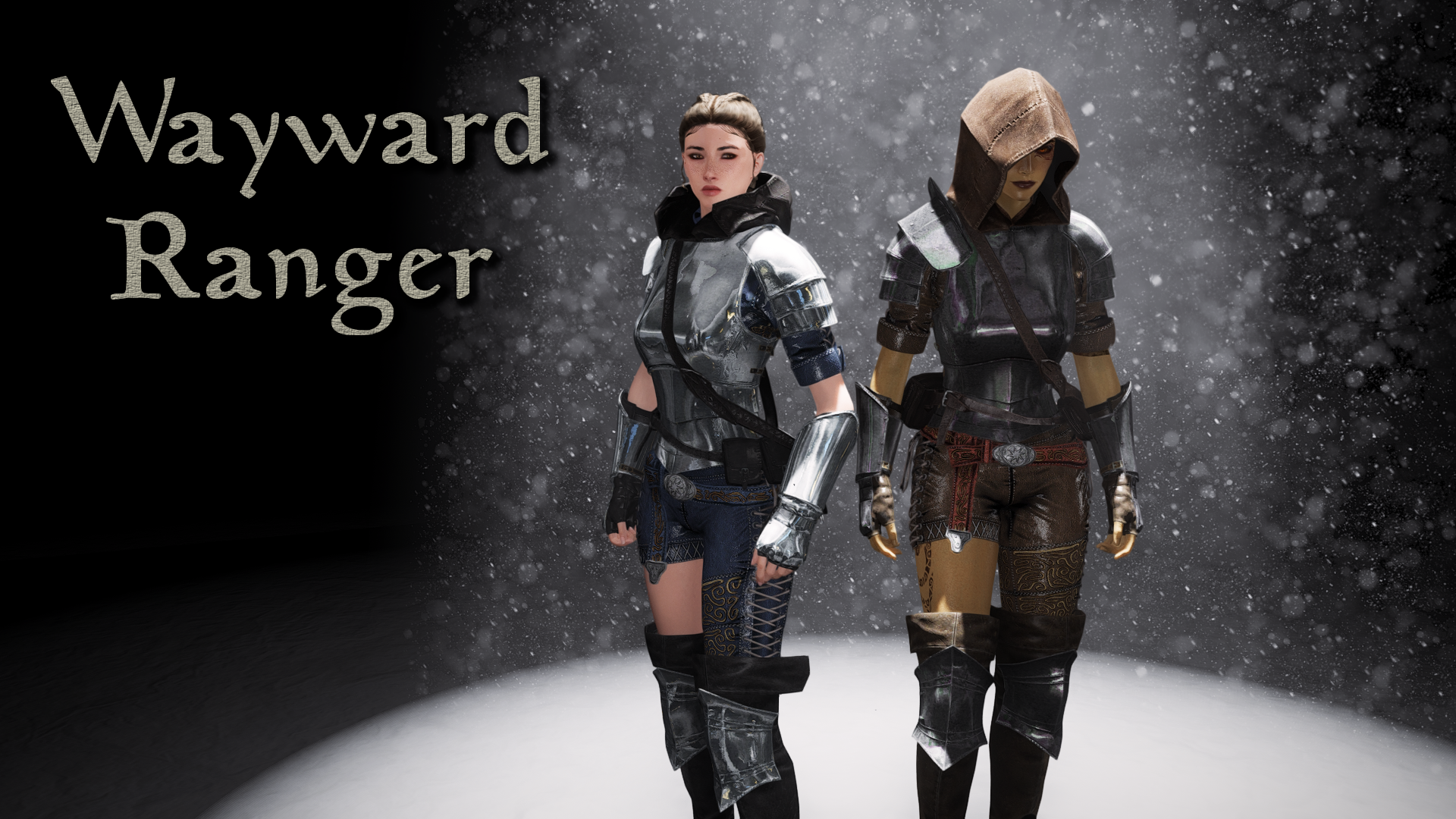 Wayward Ranger Armor - CBBE 3BA - BHUNP mod for The Elder Scrolls V: Skyrim Special Edition