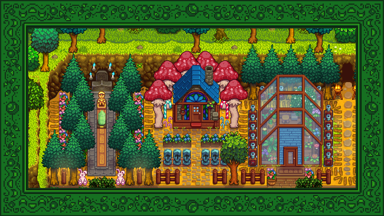 Elle's Cuter Foliage mod for Stardew Valley
