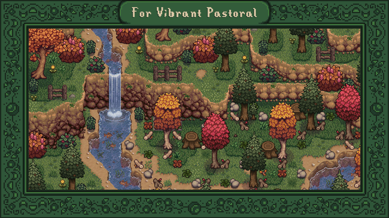 Elle's Cuter Foliage mod for Stardew Valley