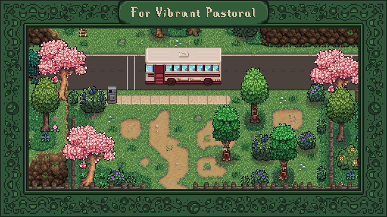Elle's Cuter Foliage mod for Stardew Valley