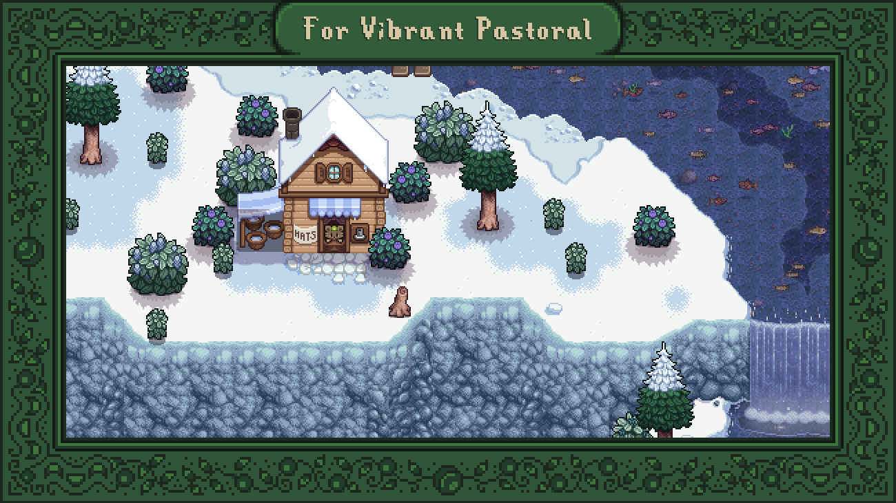 Elle's Cuter Foliage mod for Stardew Valley