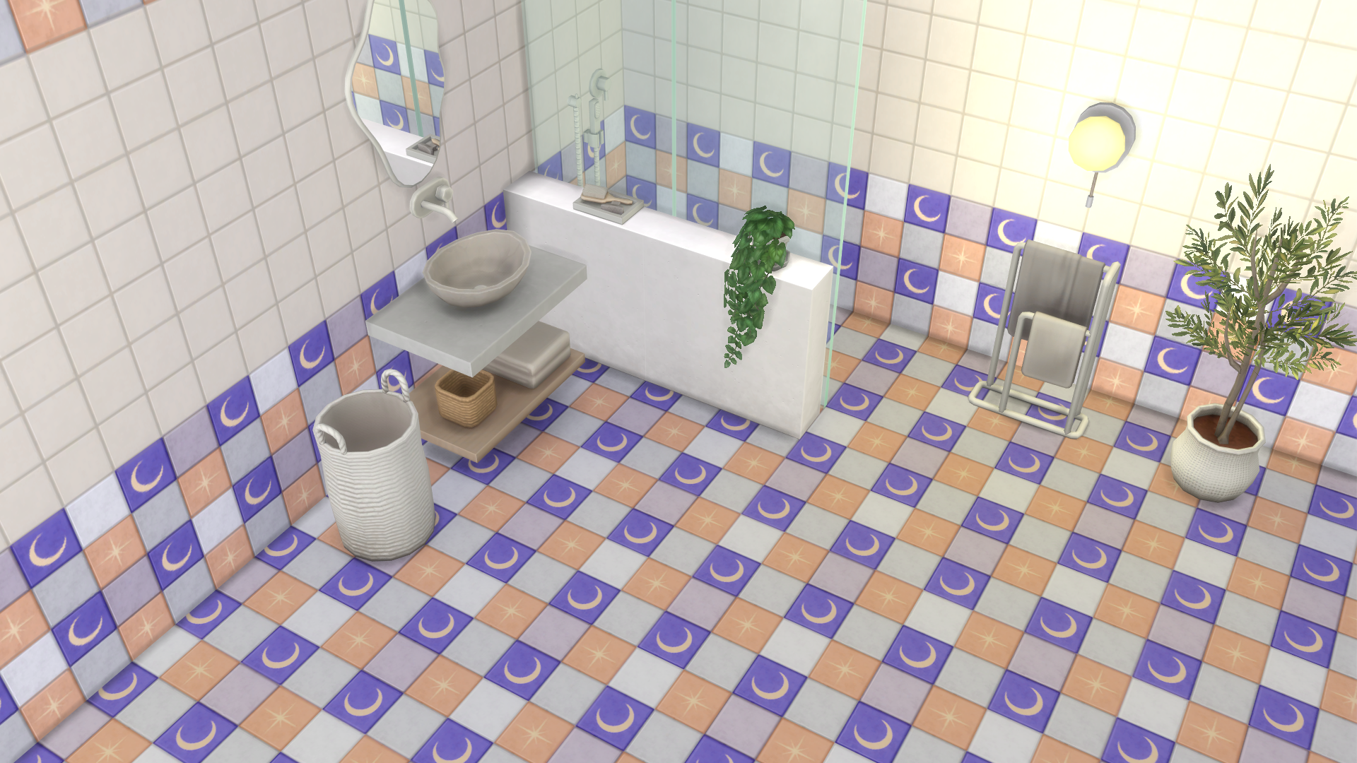 Moony Set - Walls & Floors mod for The Sims 4 