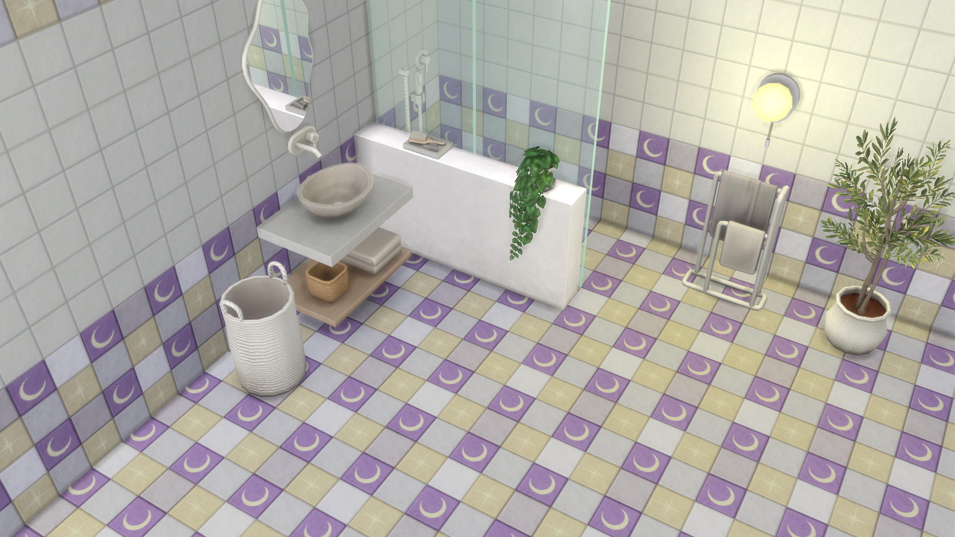 Moony Set - Walls & Floors mod for The Sims 4 