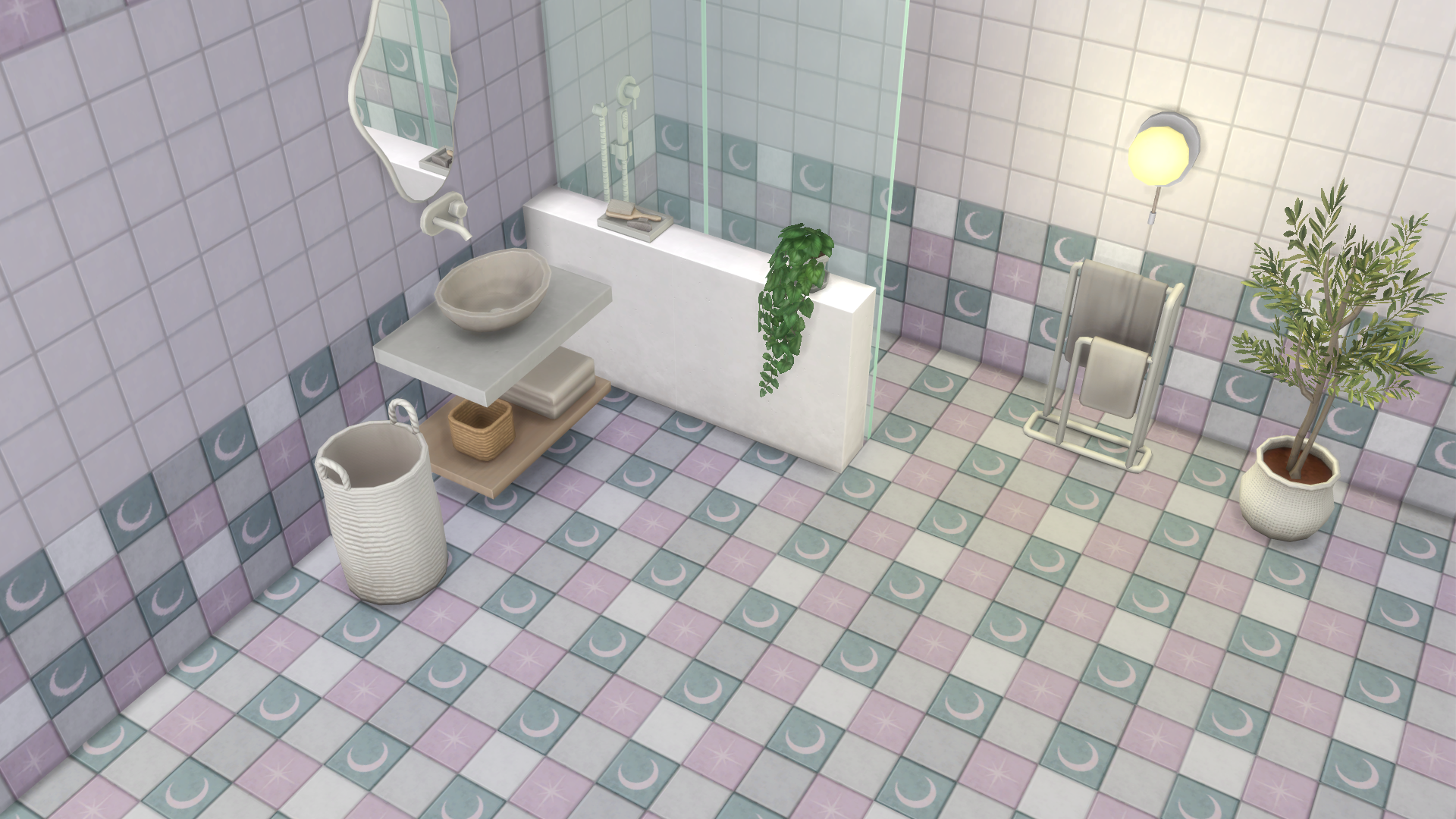 Moony Set - Walls & Floors mod for The Sims 4 