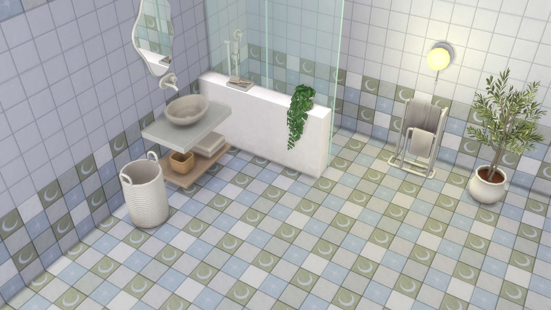 Moony Set - Walls & Floors mod for The Sims 4 