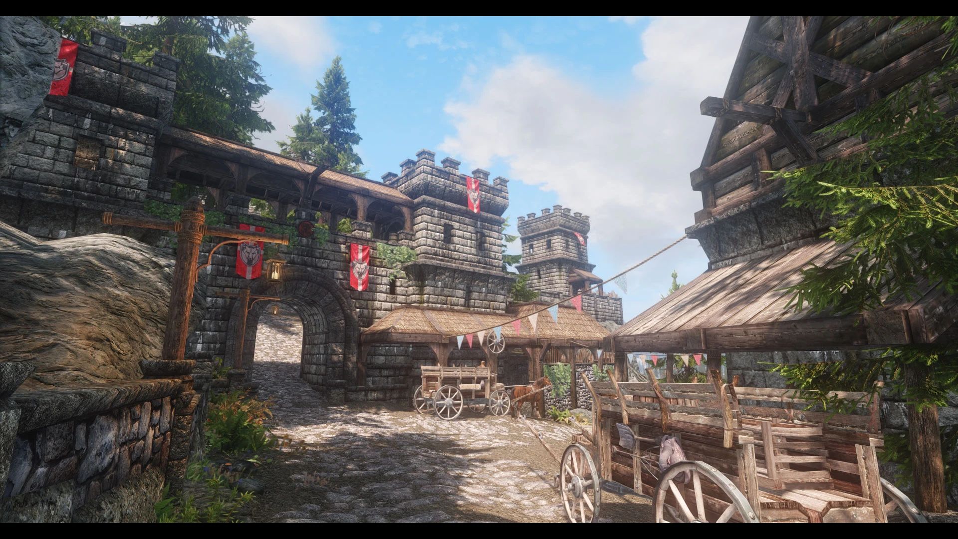 JK's Solitude Outskirts mod for The Elder Scrolls V: Skyrim Special Edition