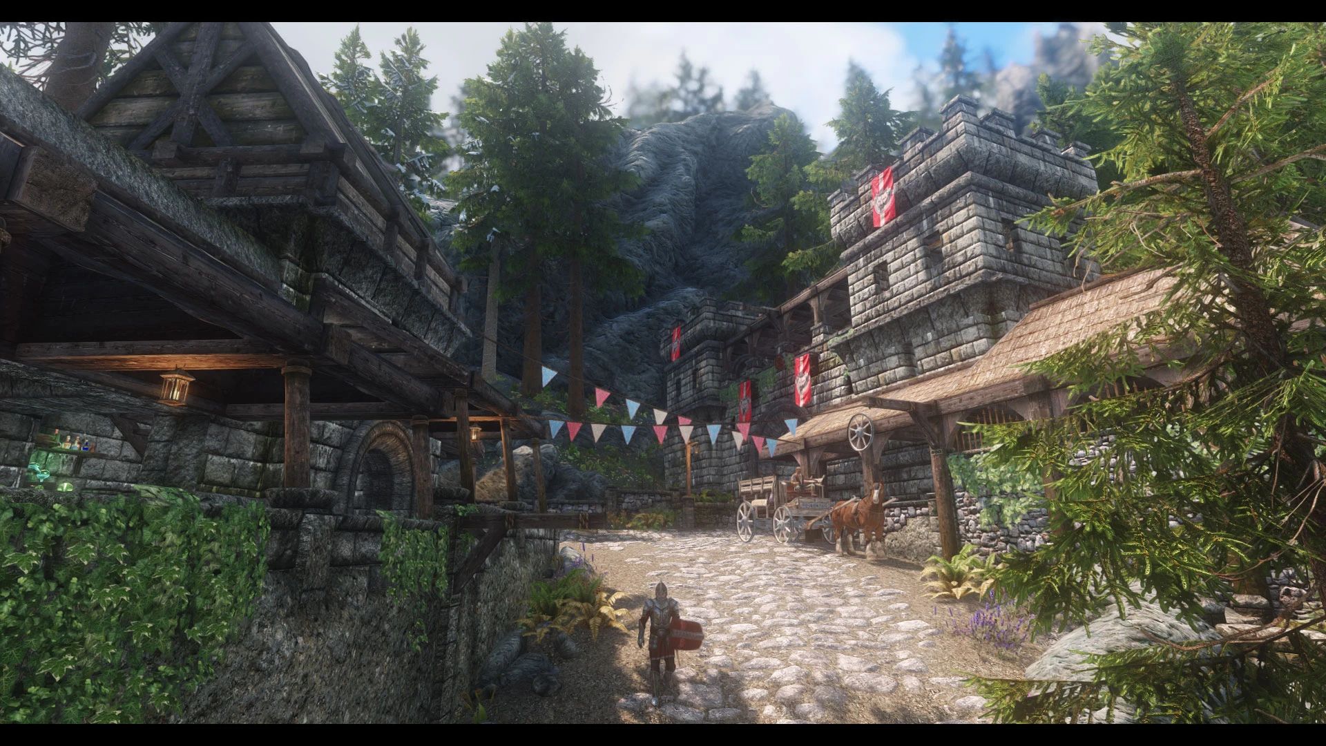JK's Solitude Outskirts mod for The Elder Scrolls V: Skyrim Special Edition