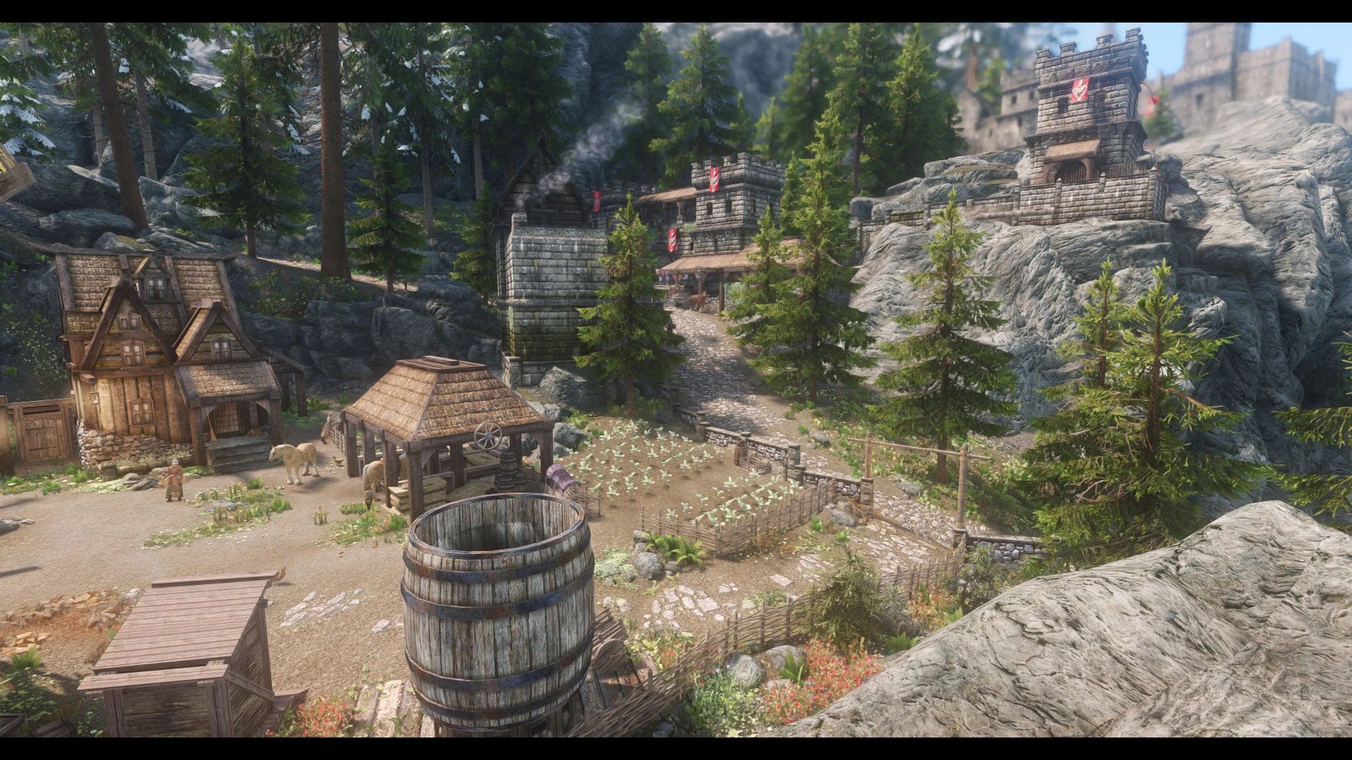 JK's Solitude Outskirts mod for The Elder Scrolls V: Skyrim Special Edition