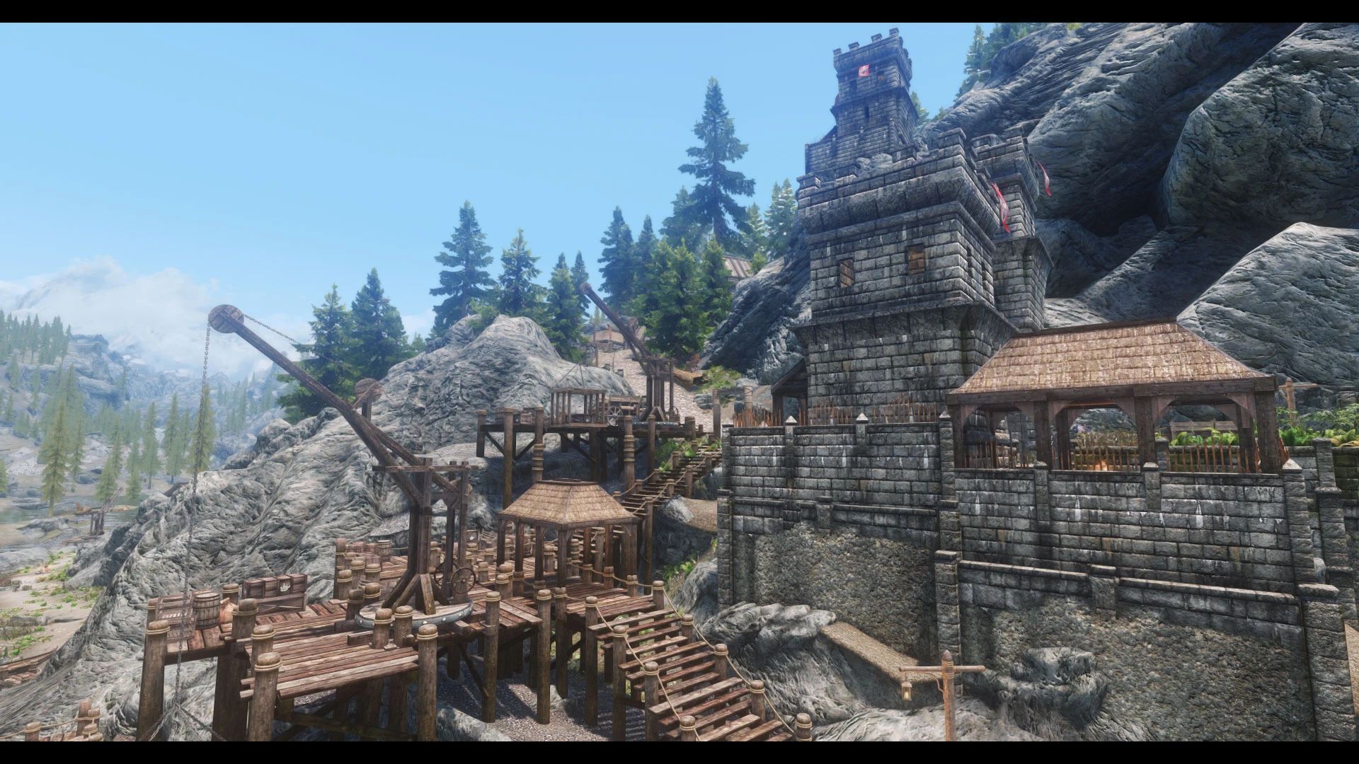 JK's Solitude Outskirts mod for The Elder Scrolls V: Skyrim Special Edition