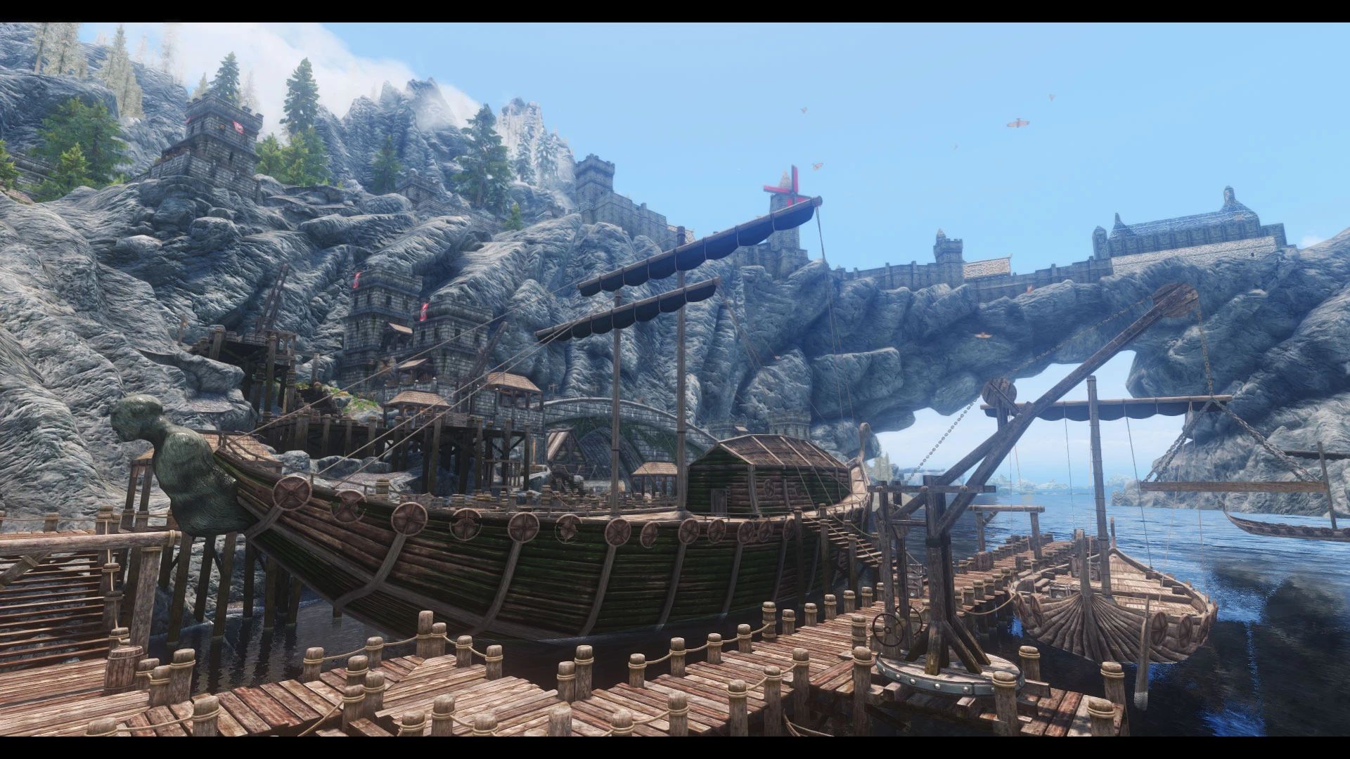 JK's Solitude Outskirts mod for The Elder Scrolls V: Skyrim Special Edition