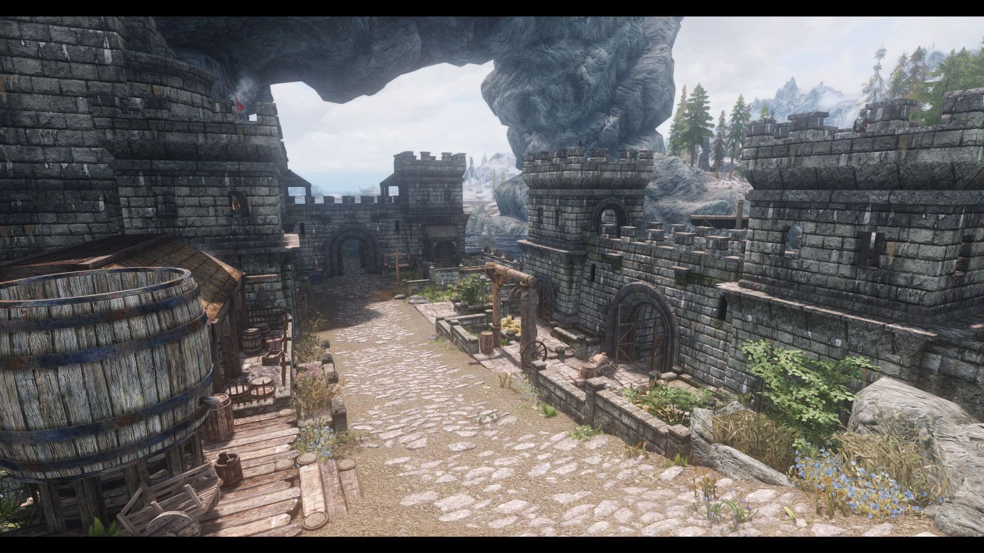 JK's Solitude Outskirts mod for The Elder Scrolls V: Skyrim Special Edition