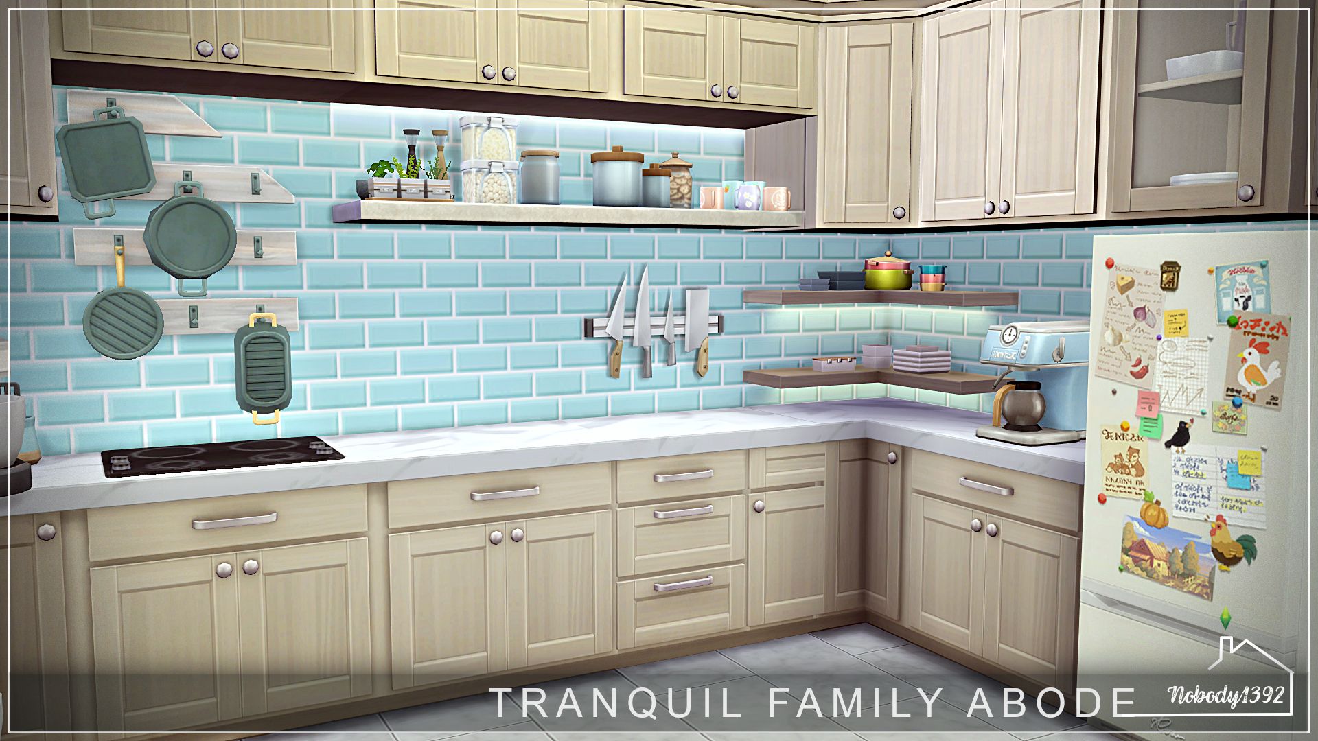 Tranquil Family Abode (No CC!) mod for The Sims 4 