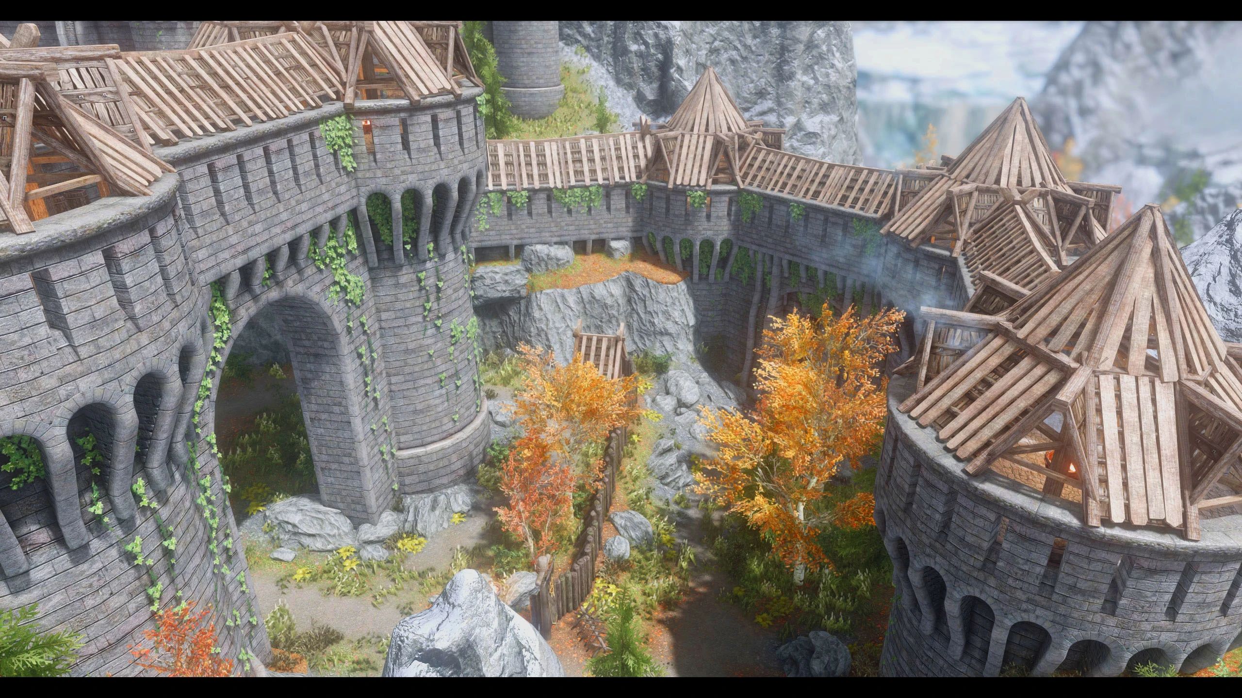JK's Fort Dawnguard mod for The Elder Scrolls V: Skyrim Special Edition