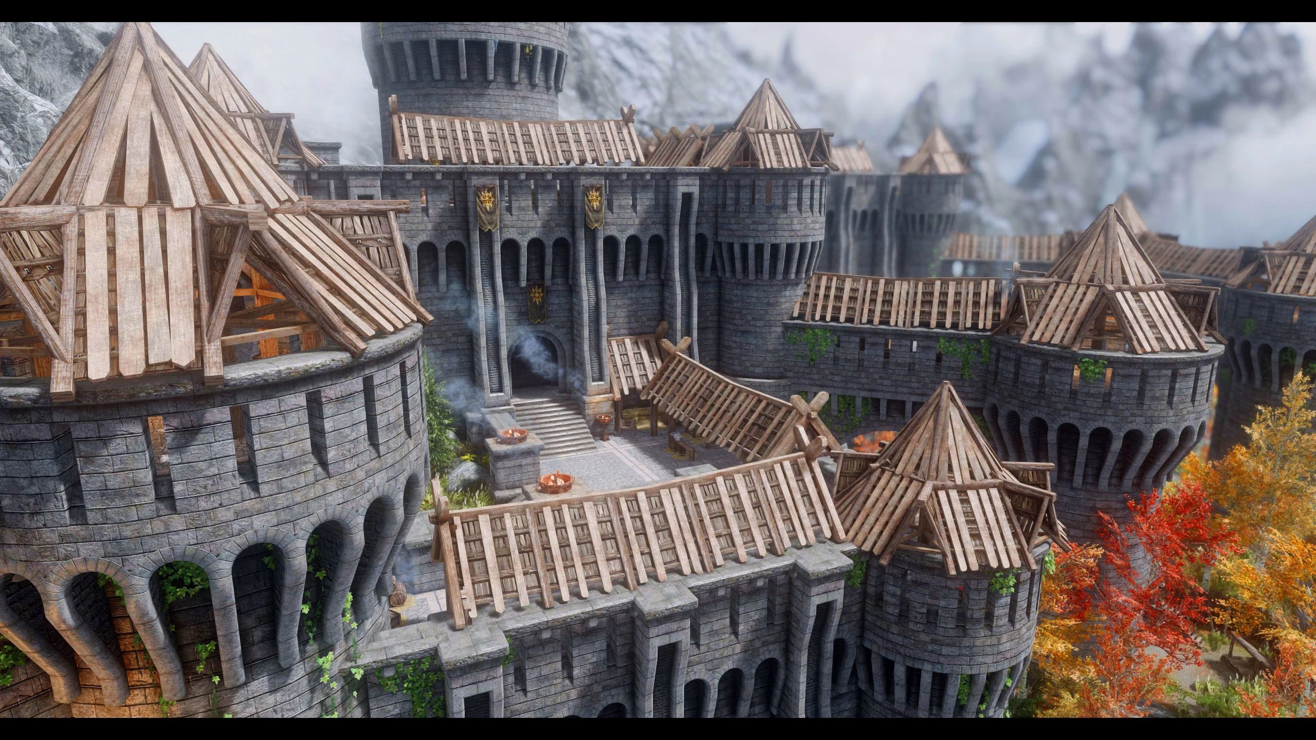 JK's Fort Dawnguard mod for The Elder Scrolls V: Skyrim Special Edition