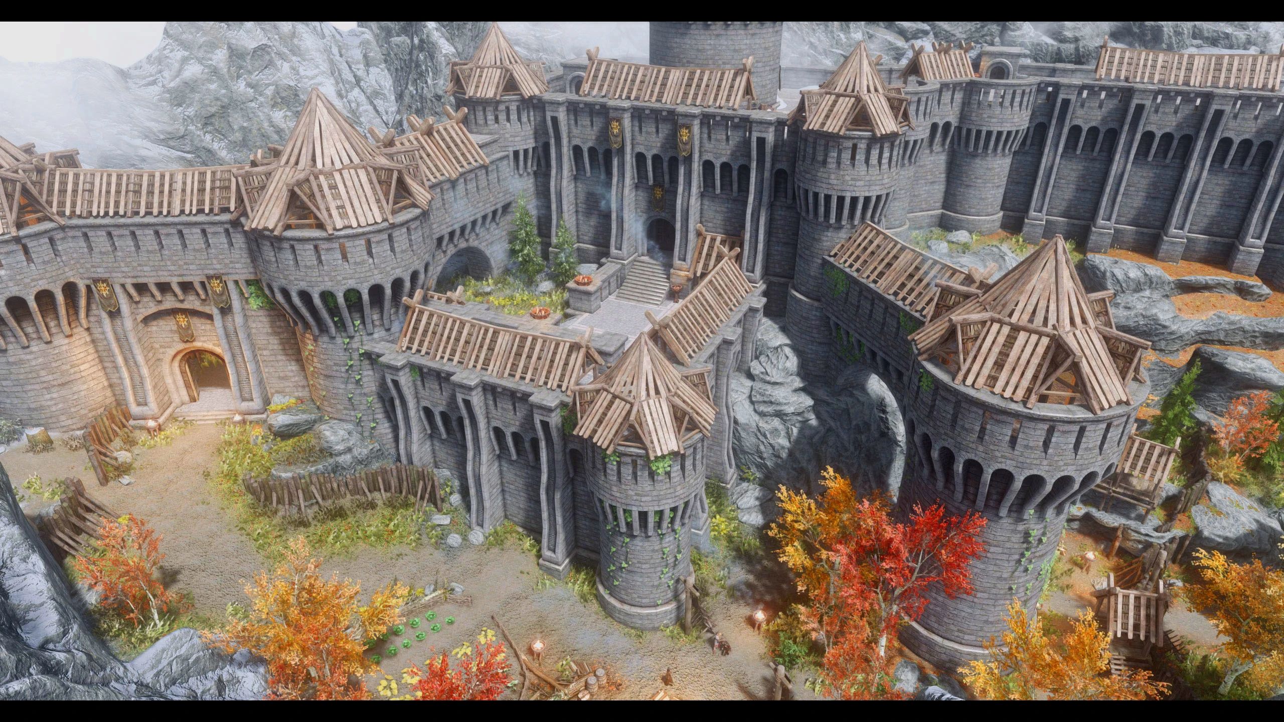 JK's Fort Dawnguard mod for The Elder Scrolls V: Skyrim Special Edition