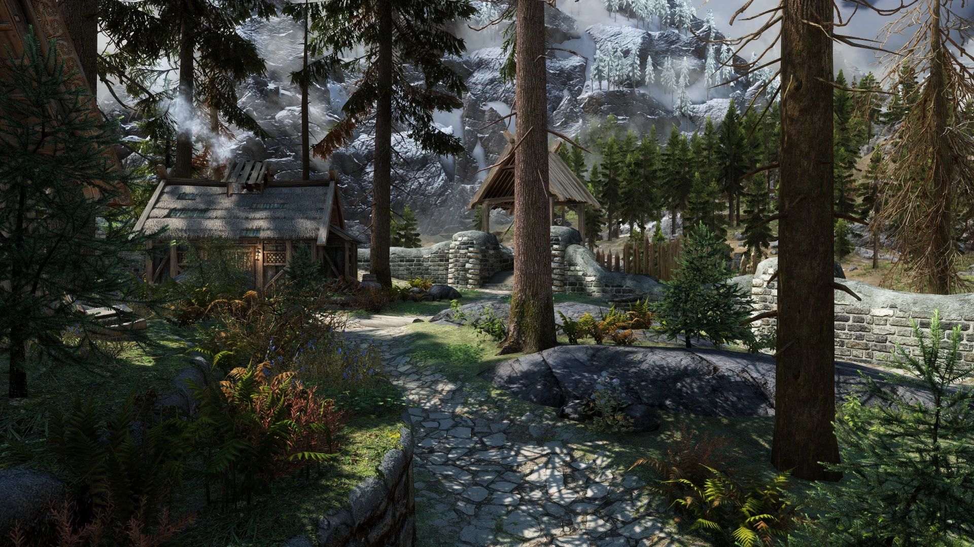 Edmond's Whiterun Remastered - Forest in the City mod for The Elder Scrolls V: Skyrim Special Edition