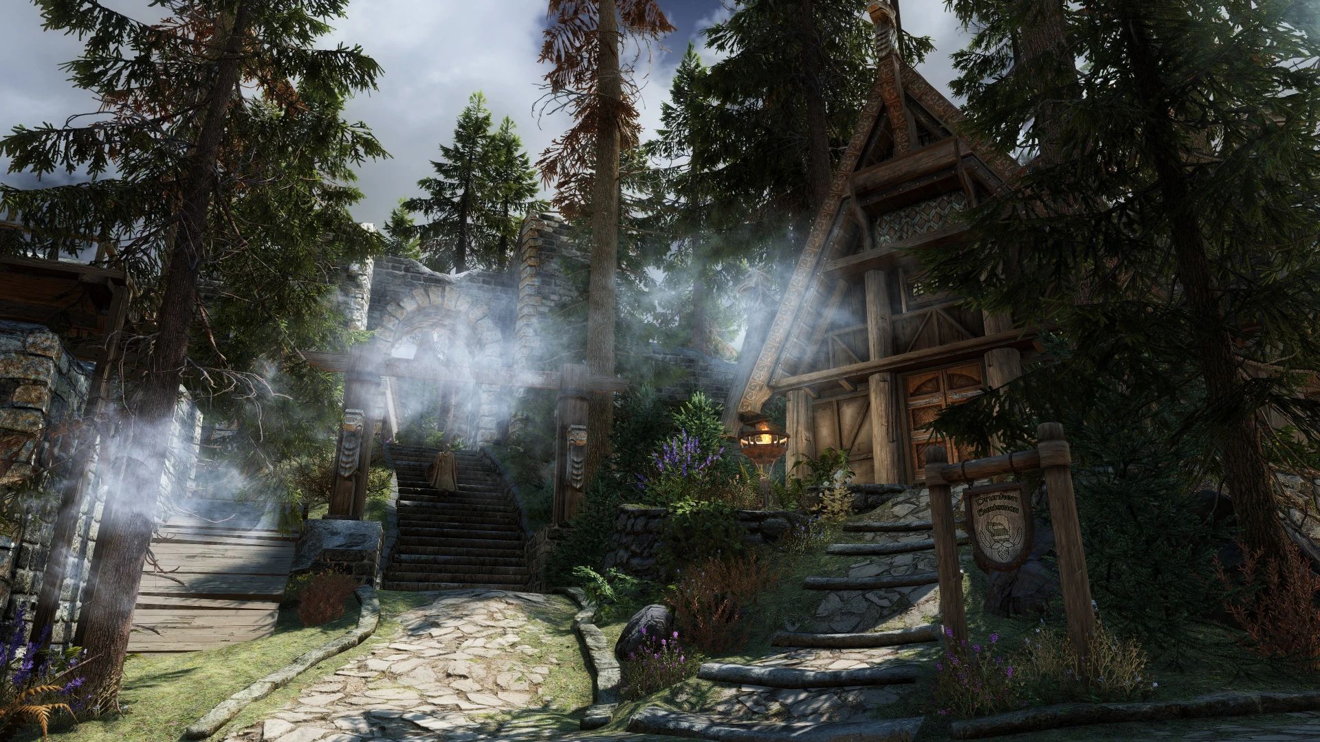 Edmond's Whiterun Remastered - Forest in the City mod for The Elder Scrolls V: Skyrim Special Edition