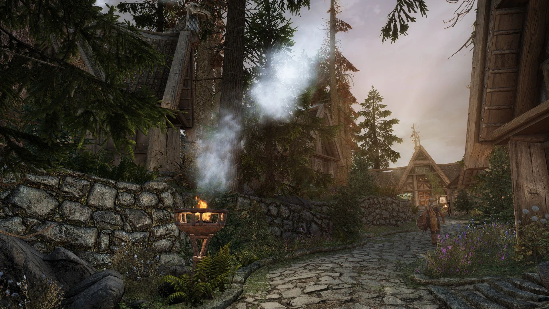 Edmond's Whiterun Remastered - Forest in the City mod for The Elder Scrolls V: Skyrim Special Edition