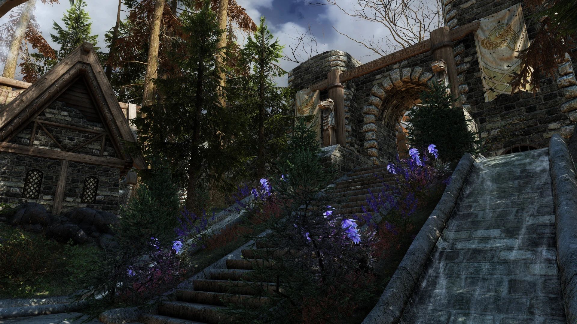 Edmond's Whiterun Remastered - Forest in the City mod for The Elder Scrolls V: Skyrim Special Edition