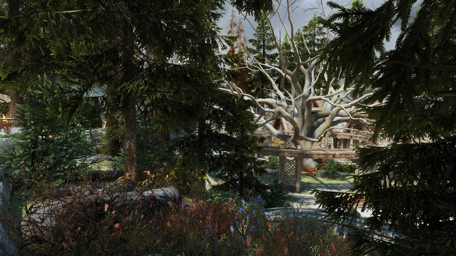 Edmond's Whiterun Remastered - Forest in the City mod for The Elder Scrolls V: Skyrim Special Edition
