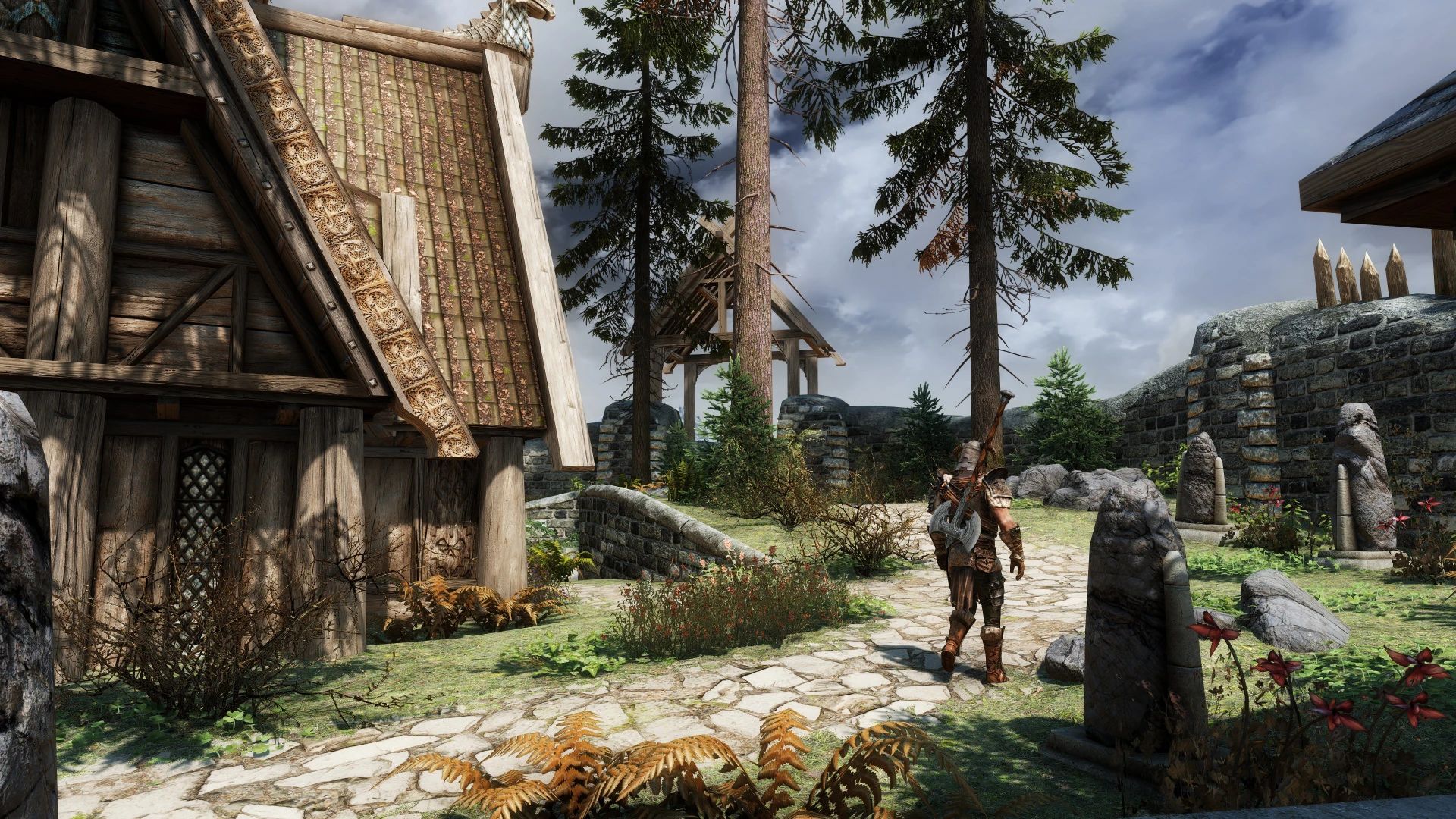 Edmond's Whiterun Remastered - Forest in the City mod for The Elder Scrolls V: Skyrim Special Edition