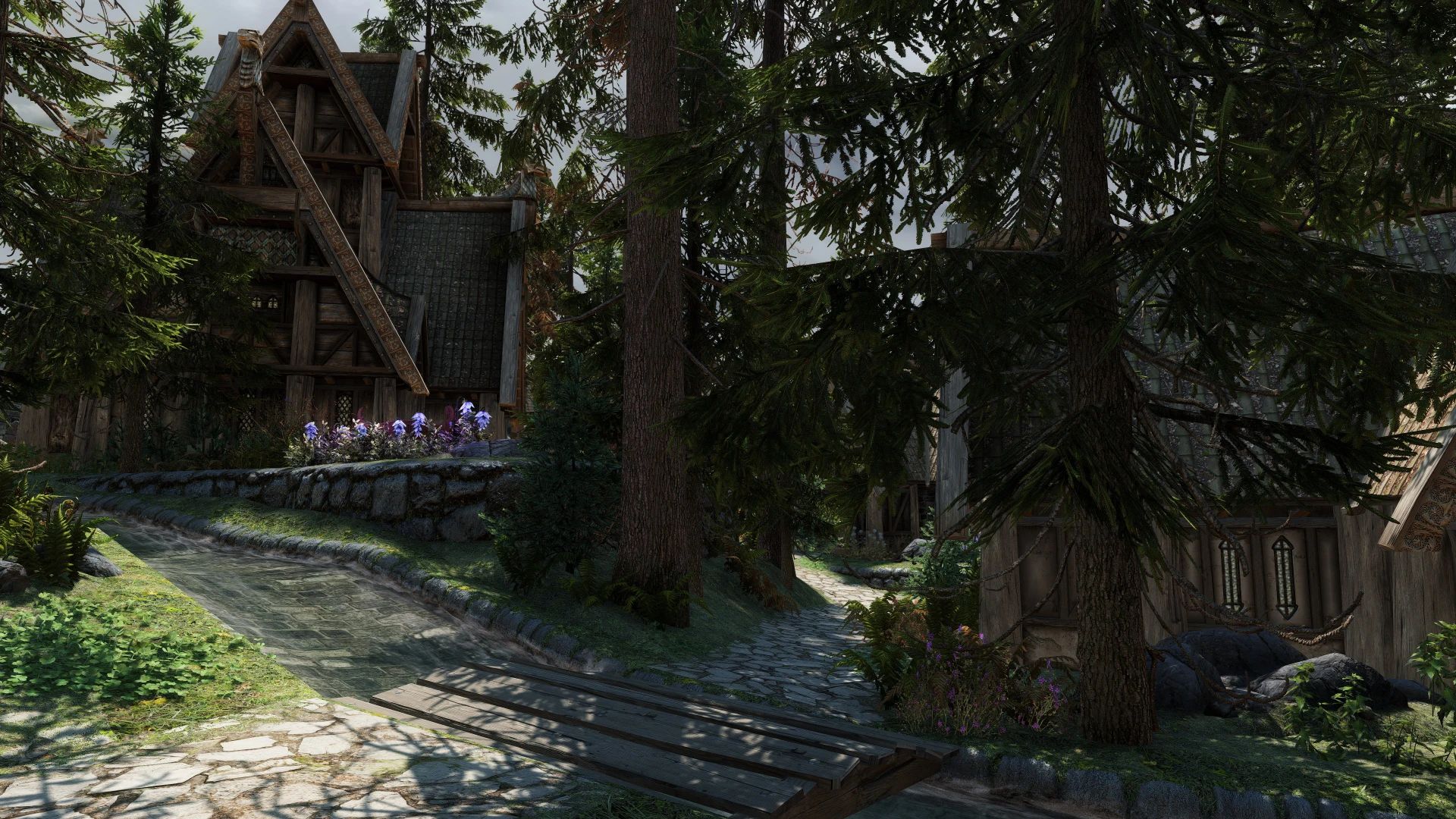 Edmond's Whiterun Remastered - Forest in the City mod for The Elder Scrolls V: Skyrim Special Edition