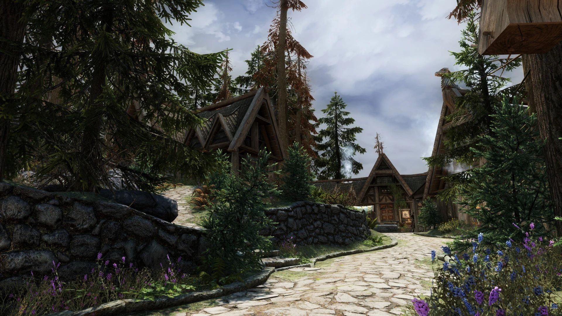 Edmond's Whiterun Remastered - Forest in the City mod for The Elder Scrolls V: Skyrim Special Edition