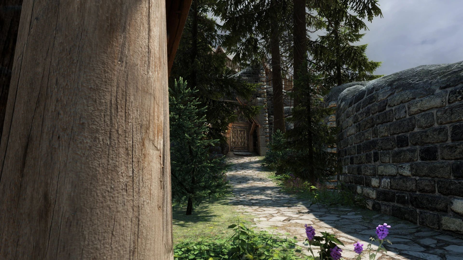 Edmond's Whiterun Remastered - Forest in the City mod for The Elder Scrolls V: Skyrim Special Edition