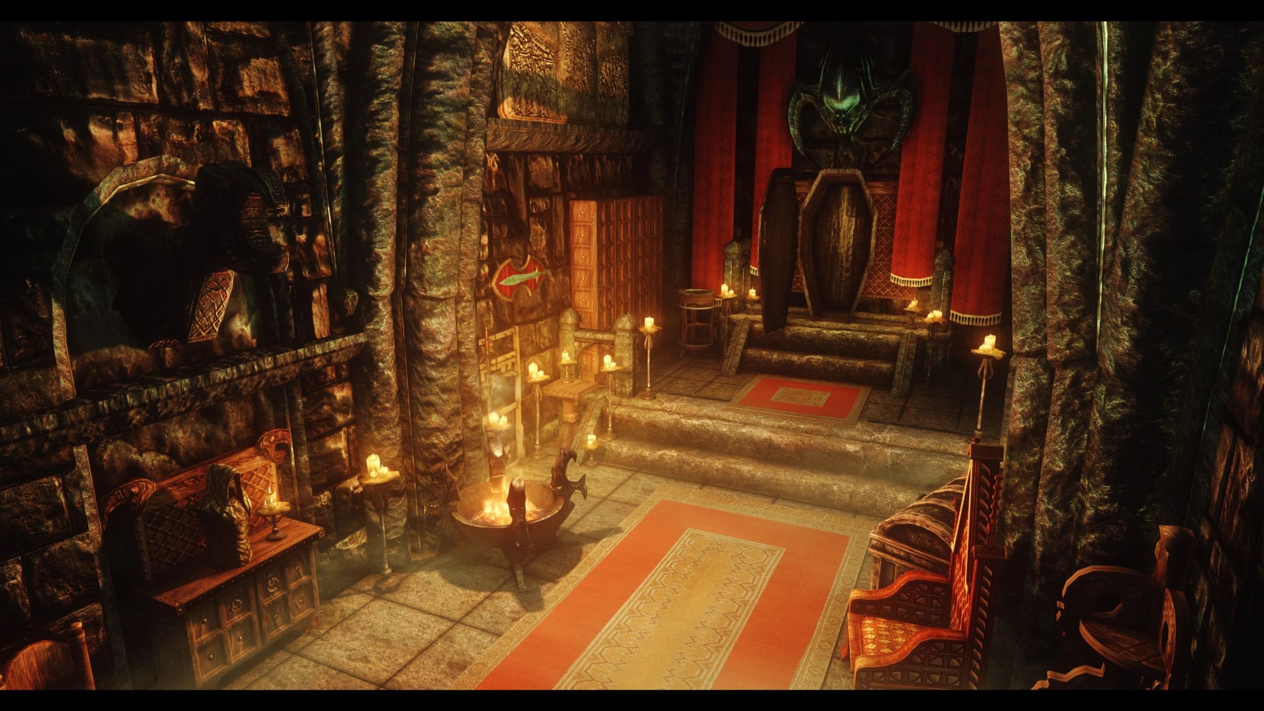JK's Castle Volkihar mod for The Elder Scrolls V: Skyrim Special Edition