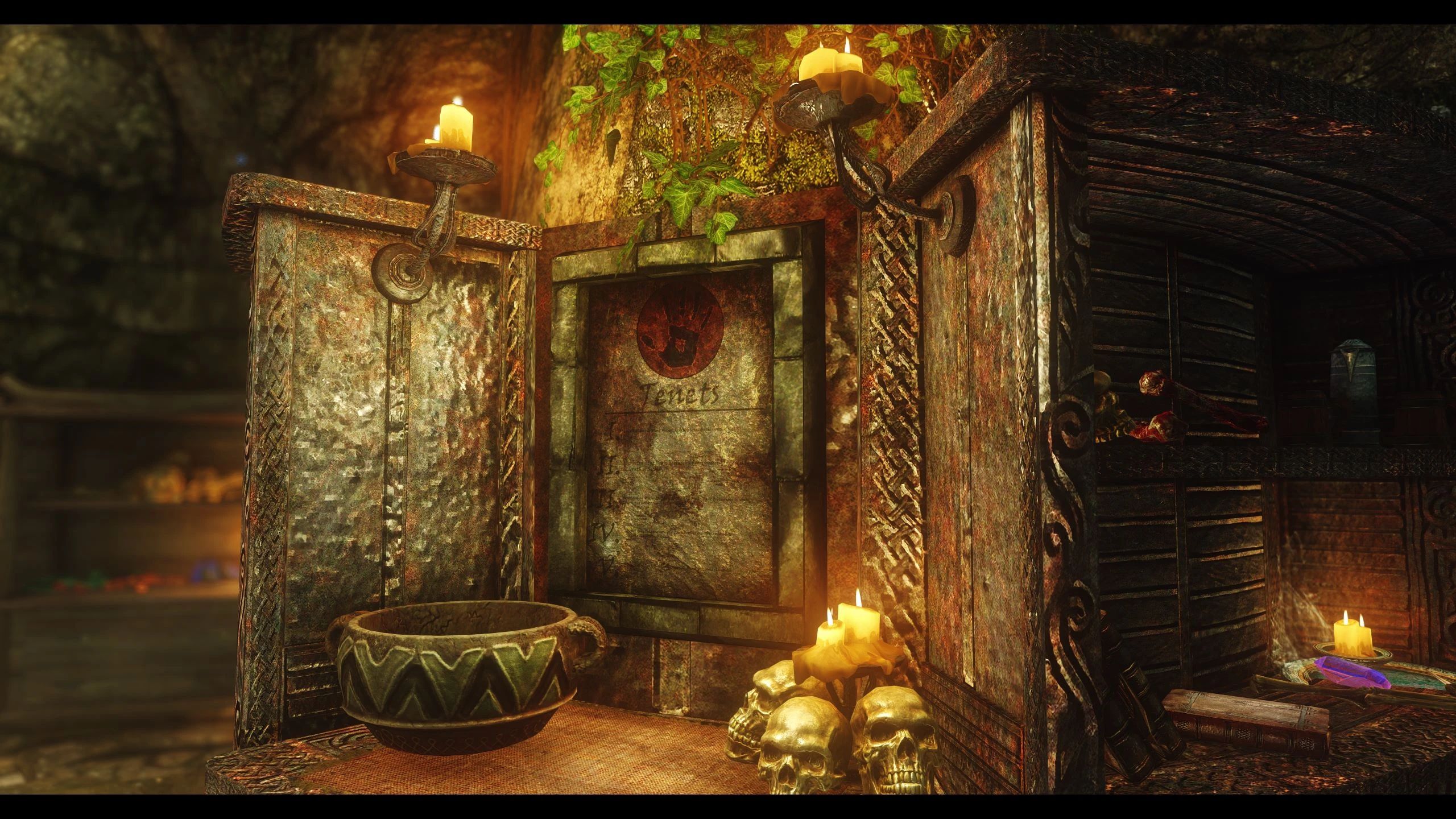 JK's Dark Brotherhood Sanctuaries mod for The Elder Scrolls V: Skyrim Special Edition