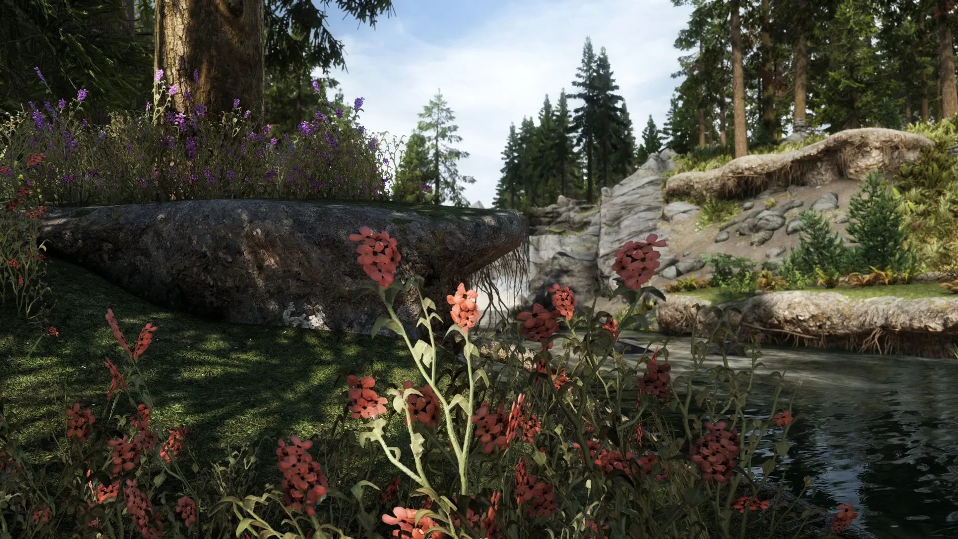 Edmond's Nature Series - MOUNTAIN FLOWERS Ultra HD Retexture mod for The Elder Scrolls V: Skyrim Special Edition