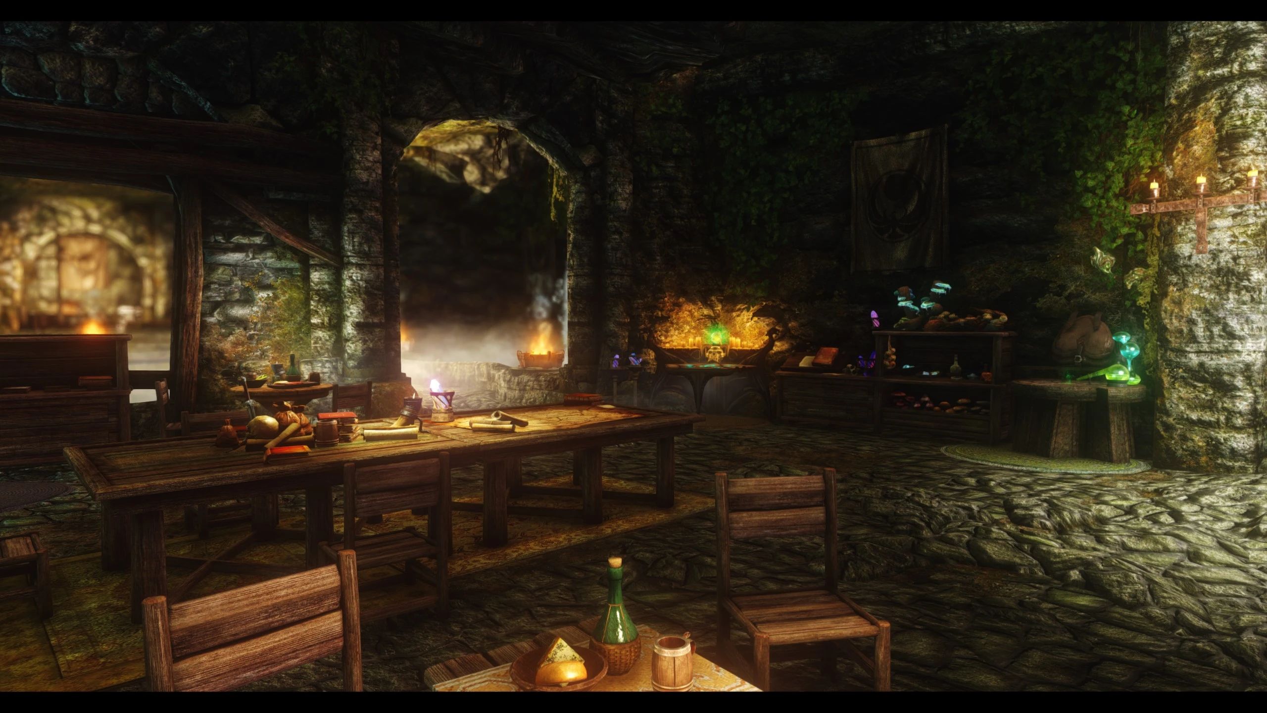 JK's Nightingale Hall mod for The Elder Scrolls V: Skyrim Special Edition