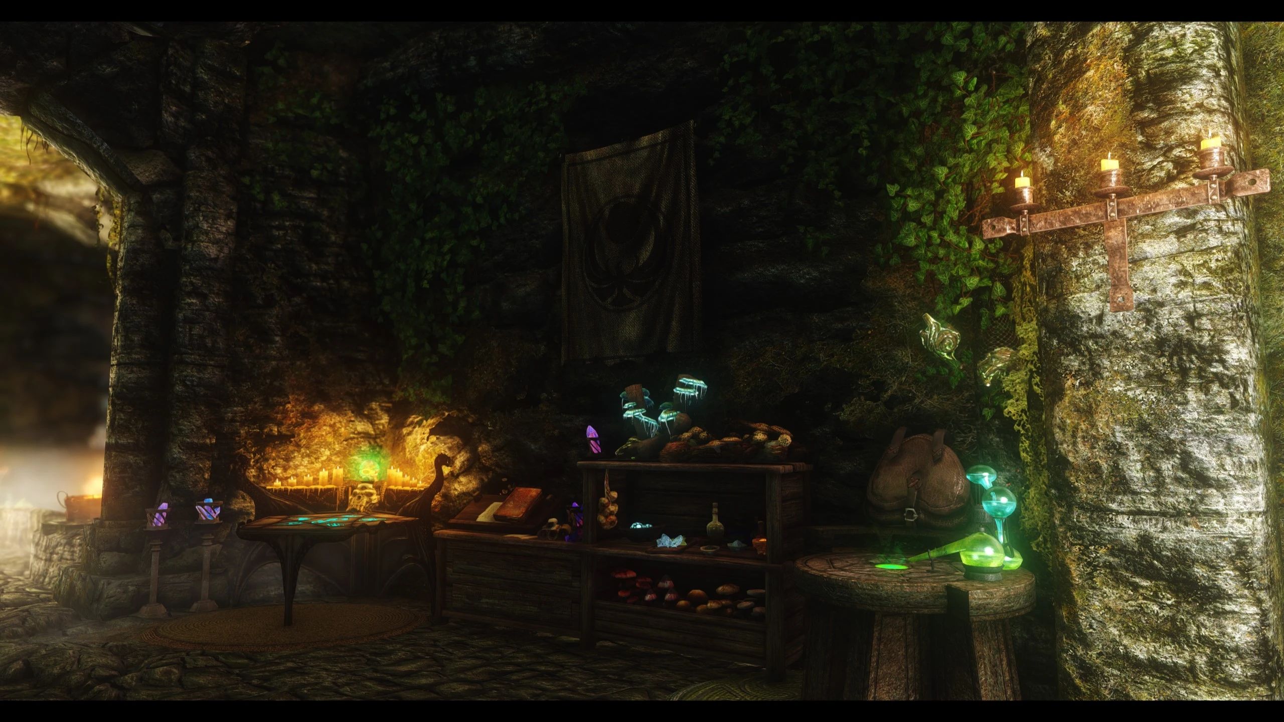JK's Nightingale Hall mod for The Elder Scrolls V: Skyrim Special Edition