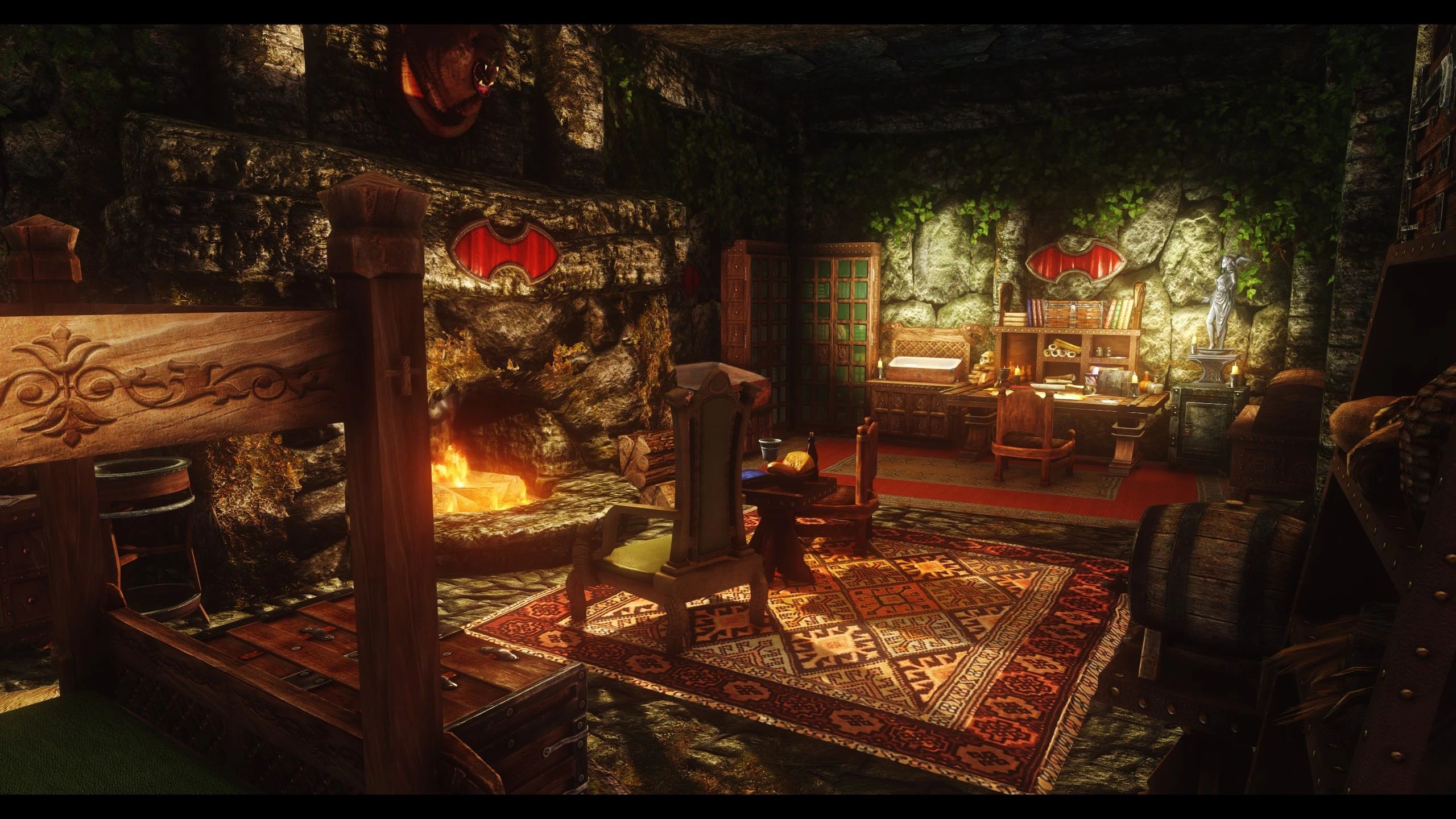 JK's Nightingale Hall mod for The Elder Scrolls V: Skyrim Special Edition